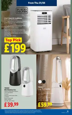 Preview of Lidl - Weekly valid from 21.05.2026 | Page: 19 | Products: Battery, Conditioner, Floor, Fan