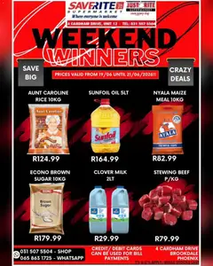 Saverite specials catalogue – valid from 19.06.2026
