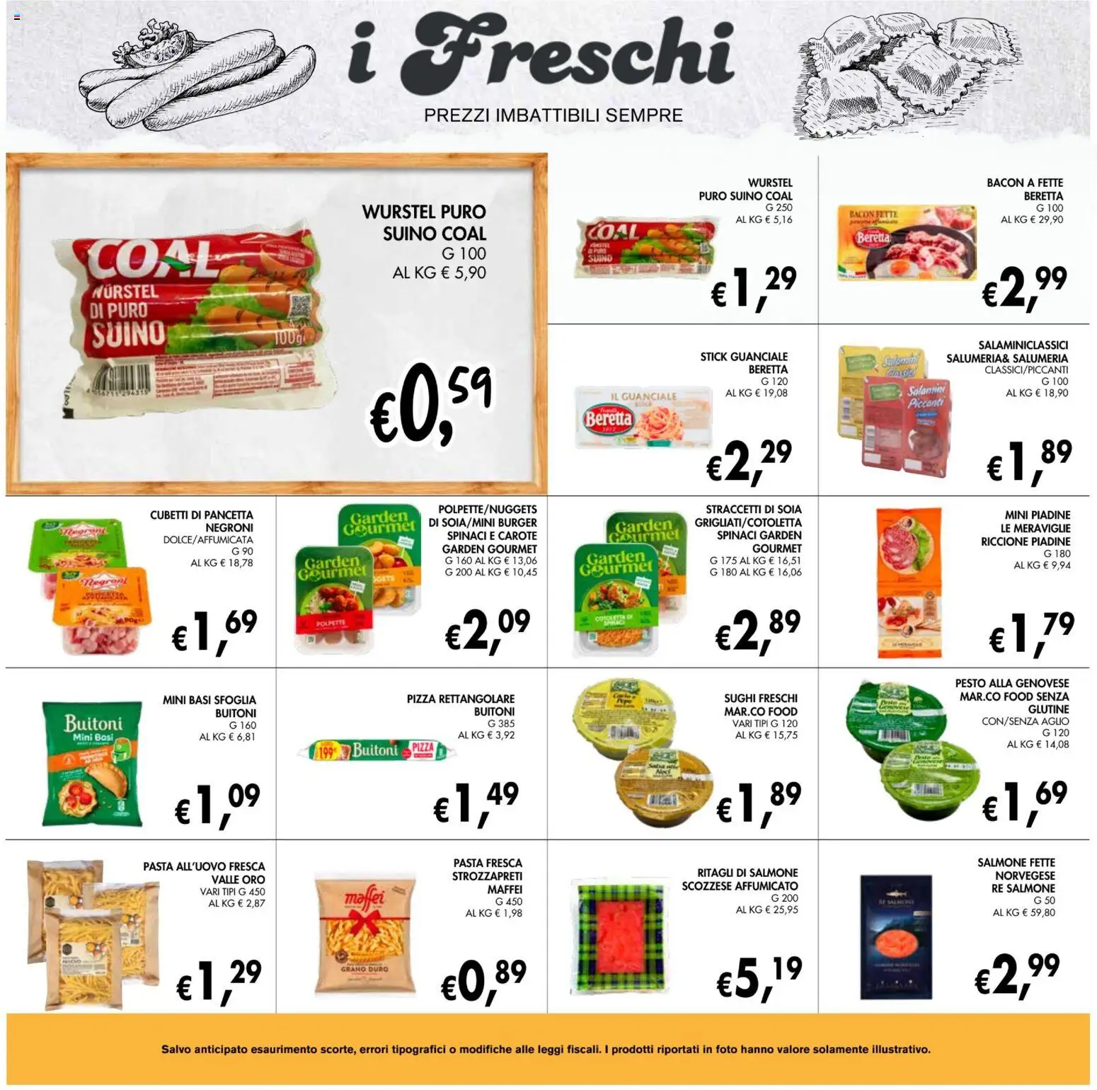 Volantino Coal del 07.05.2026 | Pagina: 13 | Prodotti: Pancetta, Suino, Spinaci, Pesto