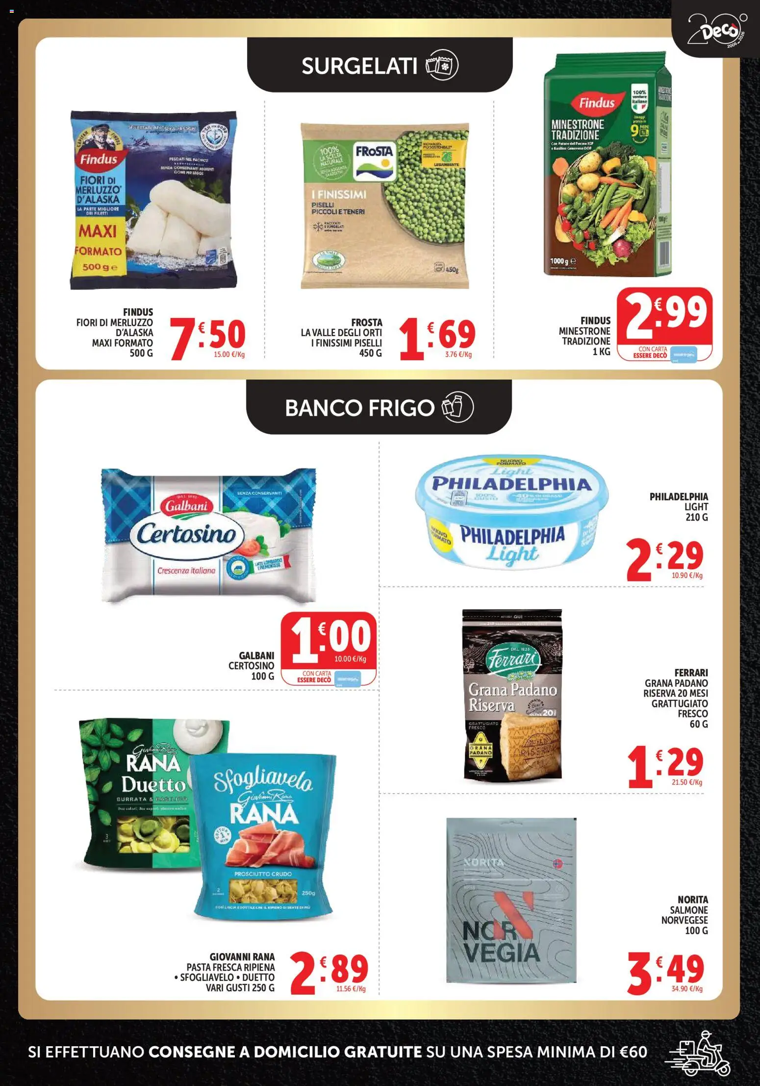Volantino Decò del 13/10/2026 | Pagina: 7 | Prodotti: Salmone, Prosciutto, Fiori, Burrata