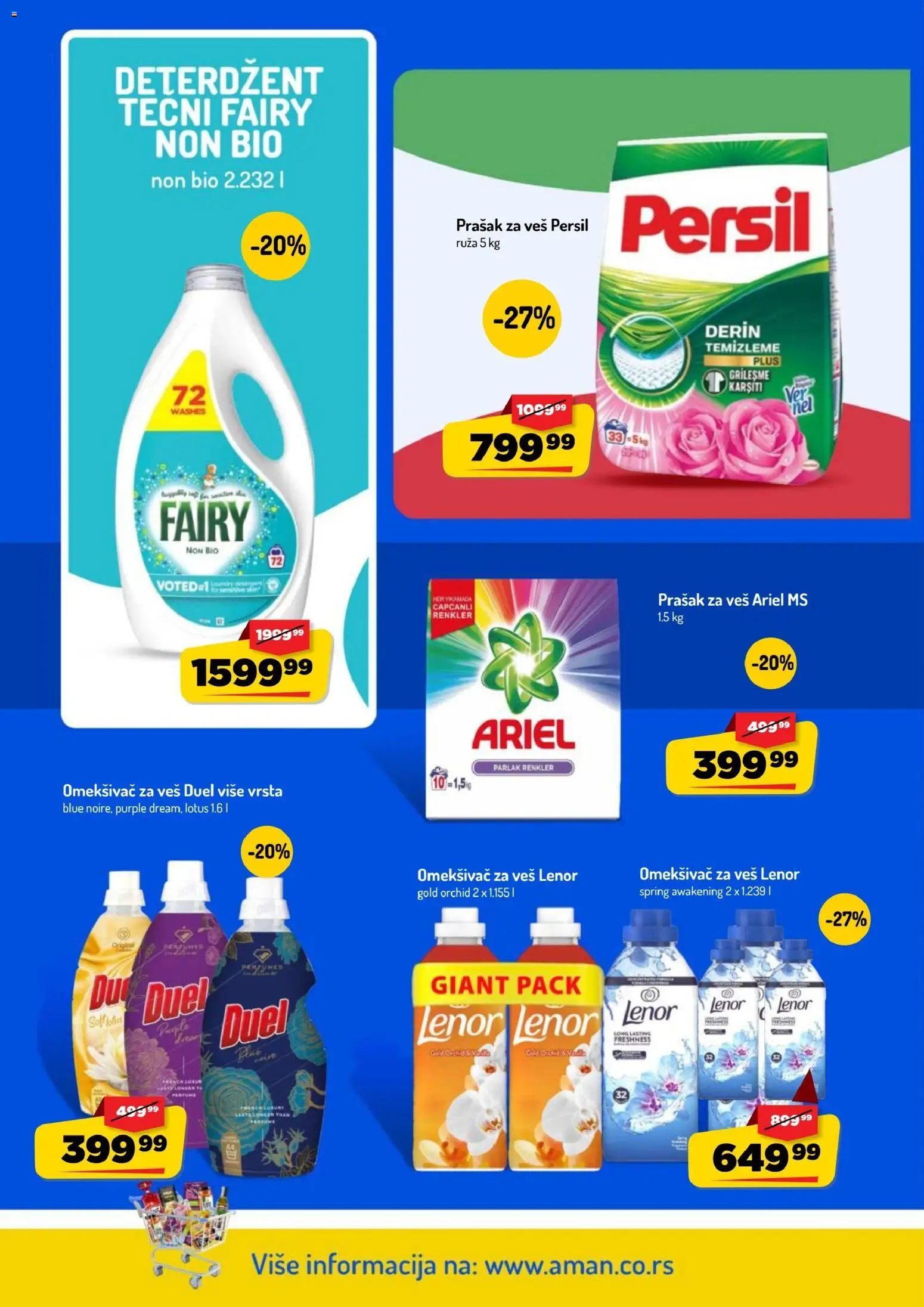 Aman katalog - važi od 03.08.2026 | Strana: 34 | Proizvode: Deterdžent, Lenor, Persil, Omekšivač za veš