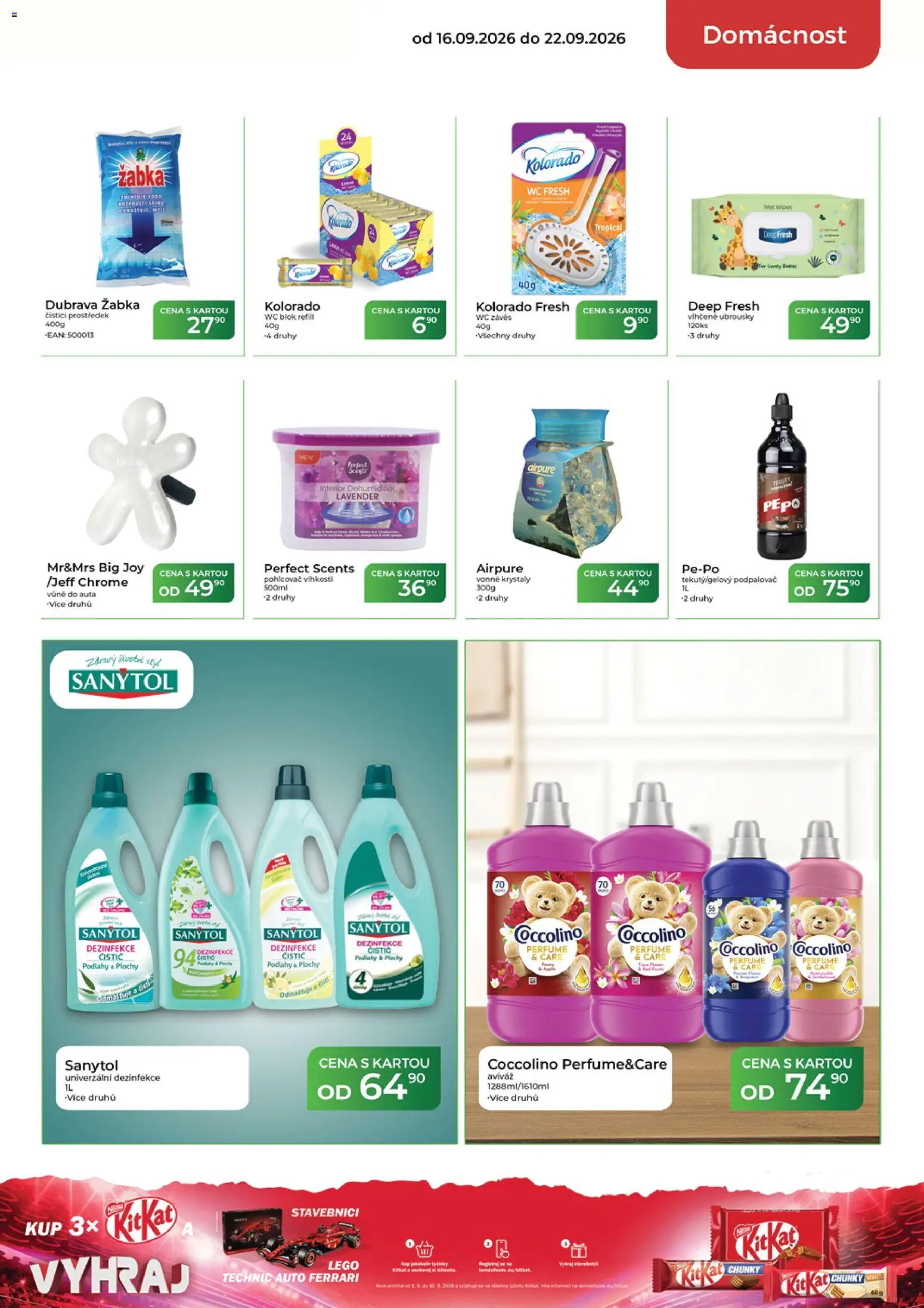 Tamda Foods leták od 16.09.2026 | Strana: 51 | Produkty: LEGO, Pohlcovač vlhkosti, Pepo, Wc