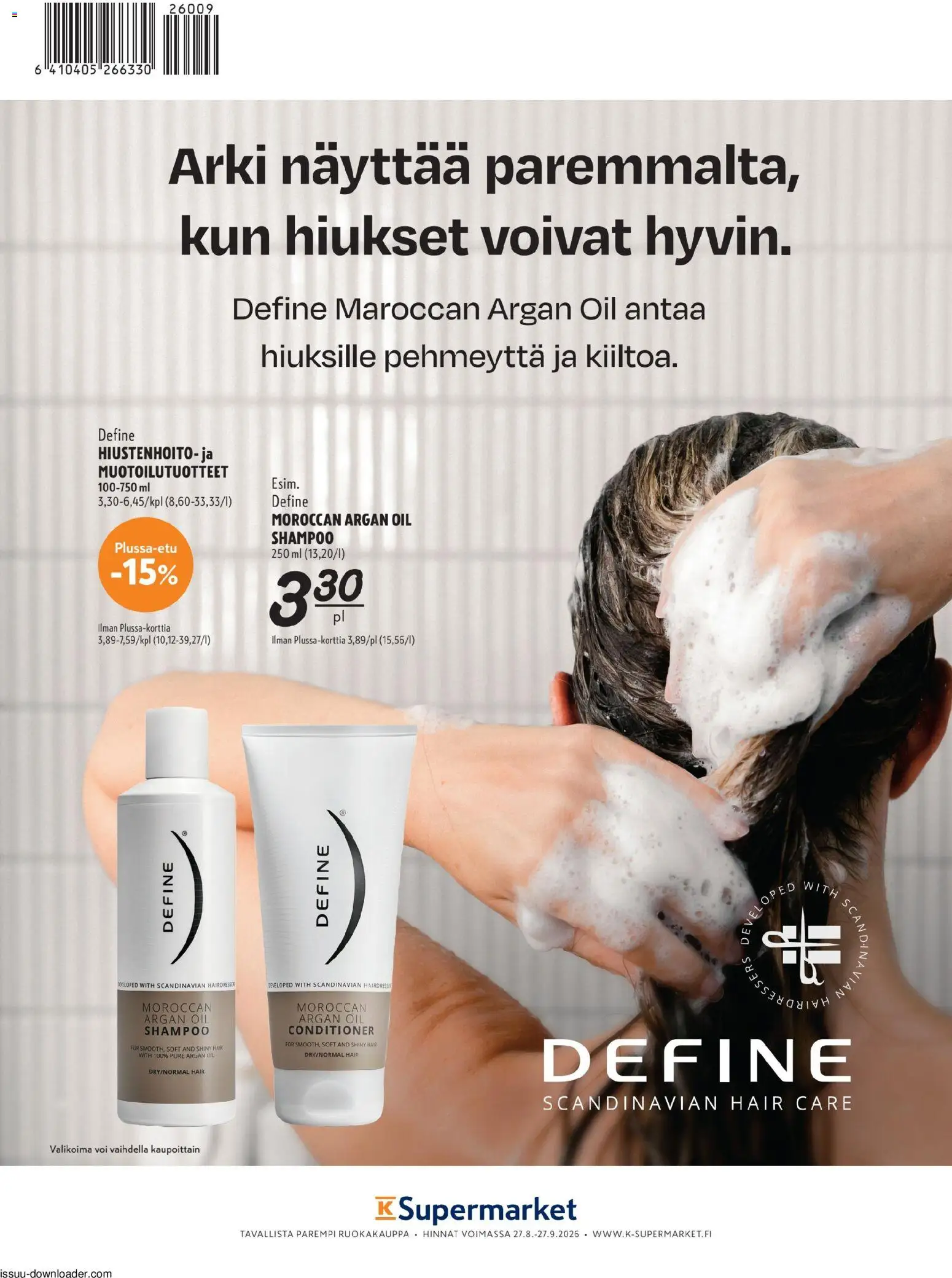 K-Citymarket - Pirkka – voimassa 26/08/2026 alkaen | Sivu: 104 | Tuotteet: Shampoo, Voi