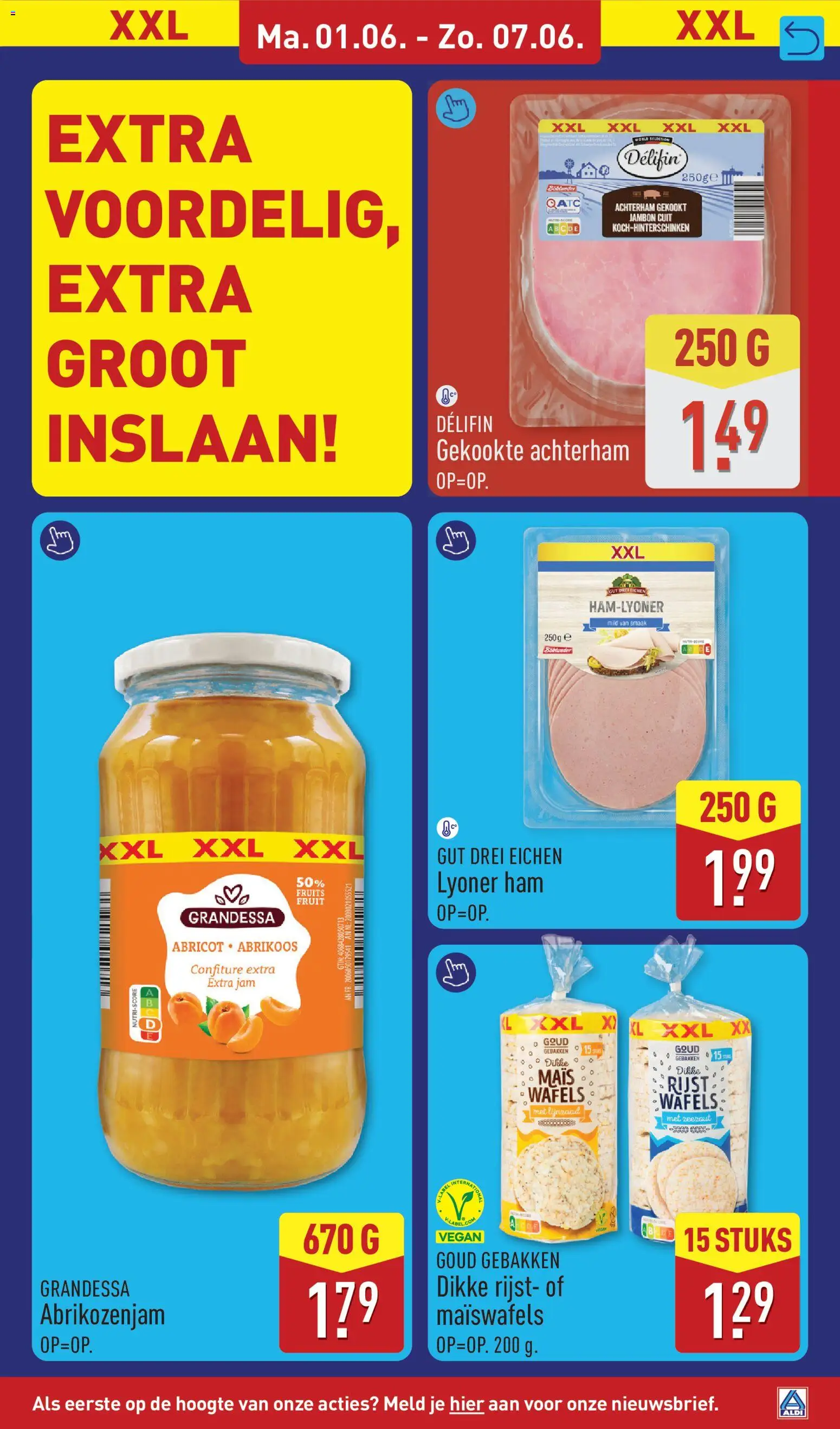 {H1} | Pagina: 19 | Producten: Ham, Wafels, Maïs, Zeezout