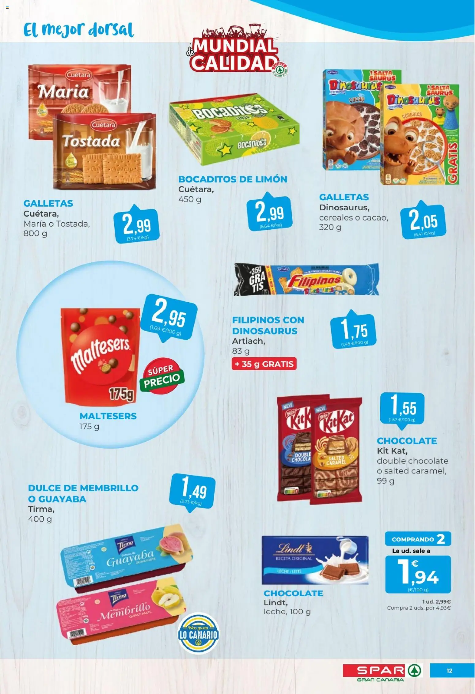 Spar folleto │ válido desde el 12.06.2026 | Página: 12 | Productos: Cereales, Κεραία, Galletas, Φρυγανιές σικάλεως