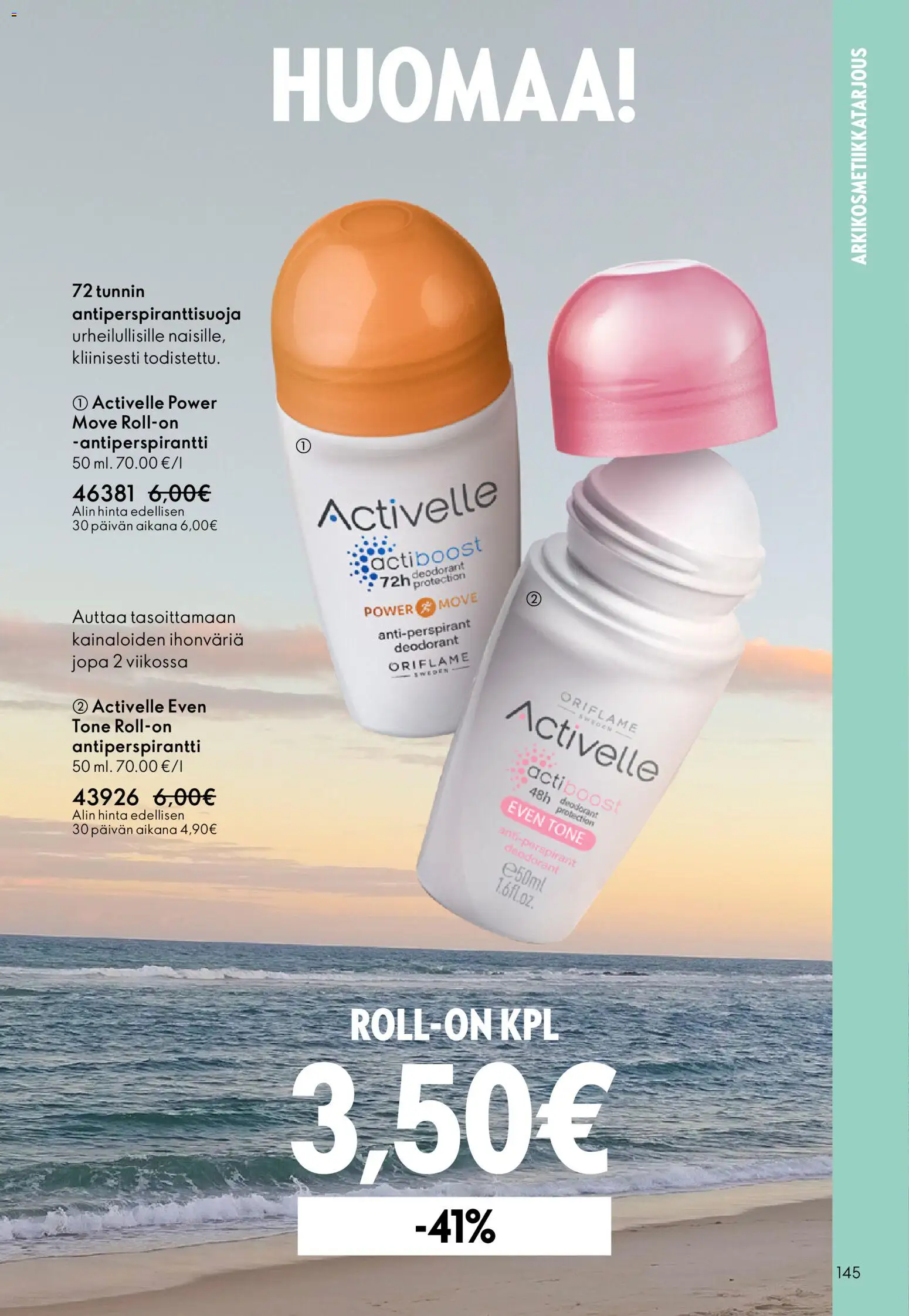 Oriflame - Esite 08 – voimassa 03.06.2026 alkaen | Sivu: 145 | Tuotteet: Antiperspirantti