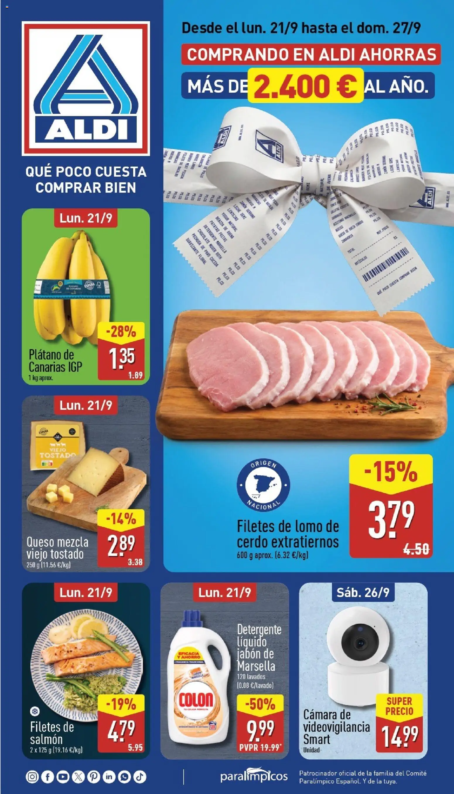 Aldi folleto Canarias │ válido desde el 21/09/2026 | Página: 1