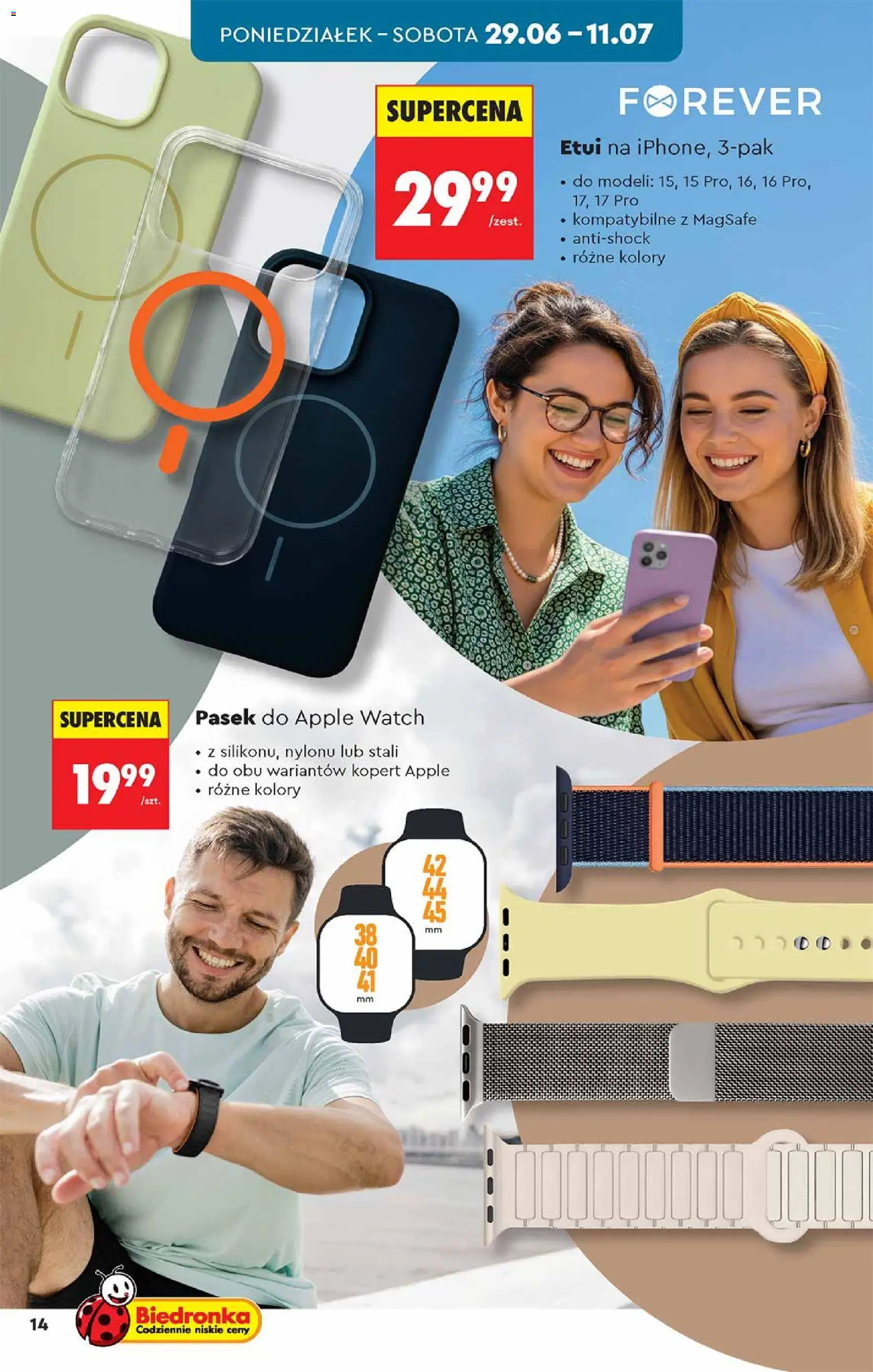 Biedronka gazetka - Hity i inspiracje od 27.06.2026 | Strona: 14 | Produkty: Pasek