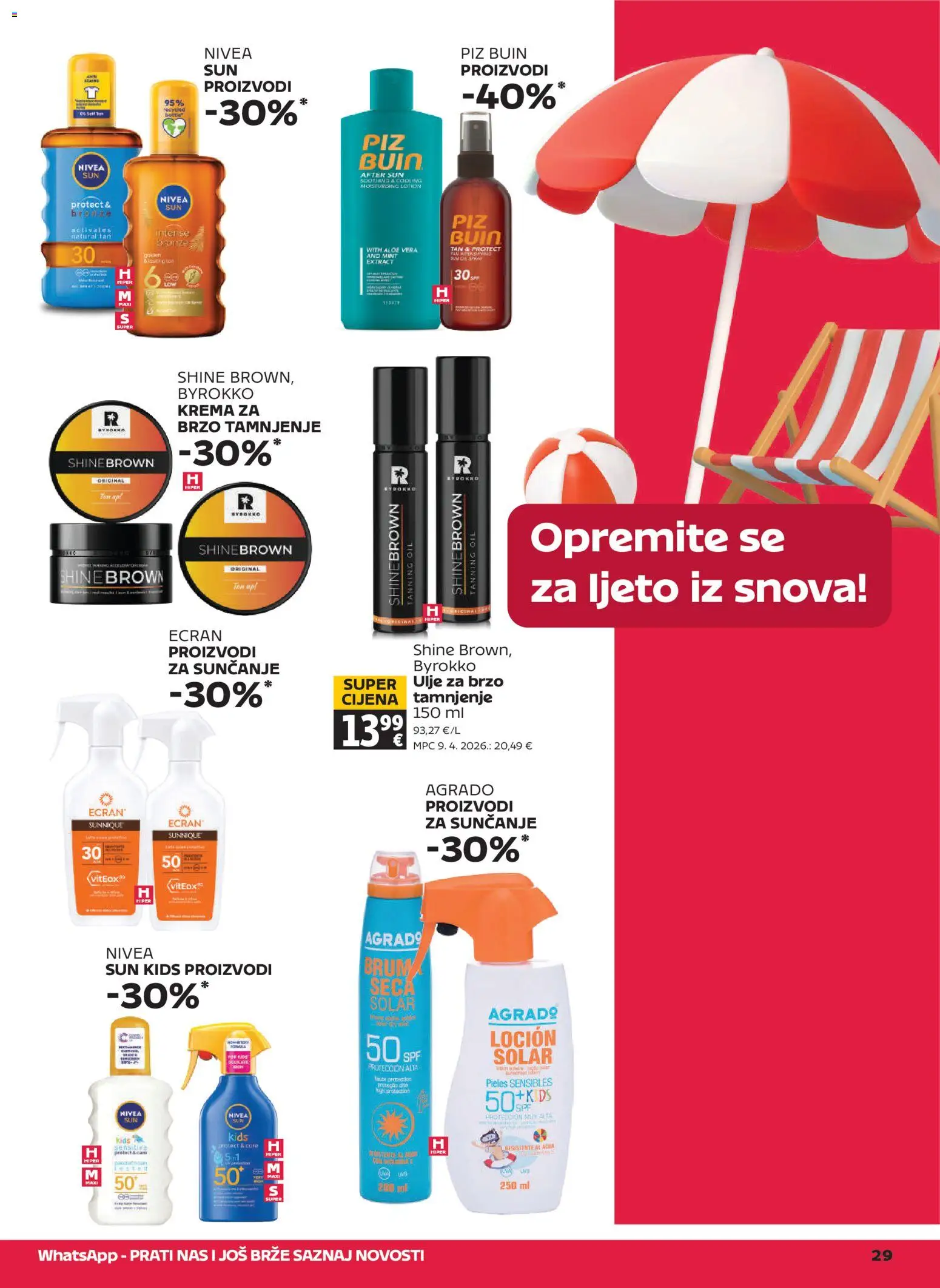 Tommy katalog | vrijedi od 07.05.2026 | Stranica: 29 | Proizvodi: Ulje, Krema, Nivea