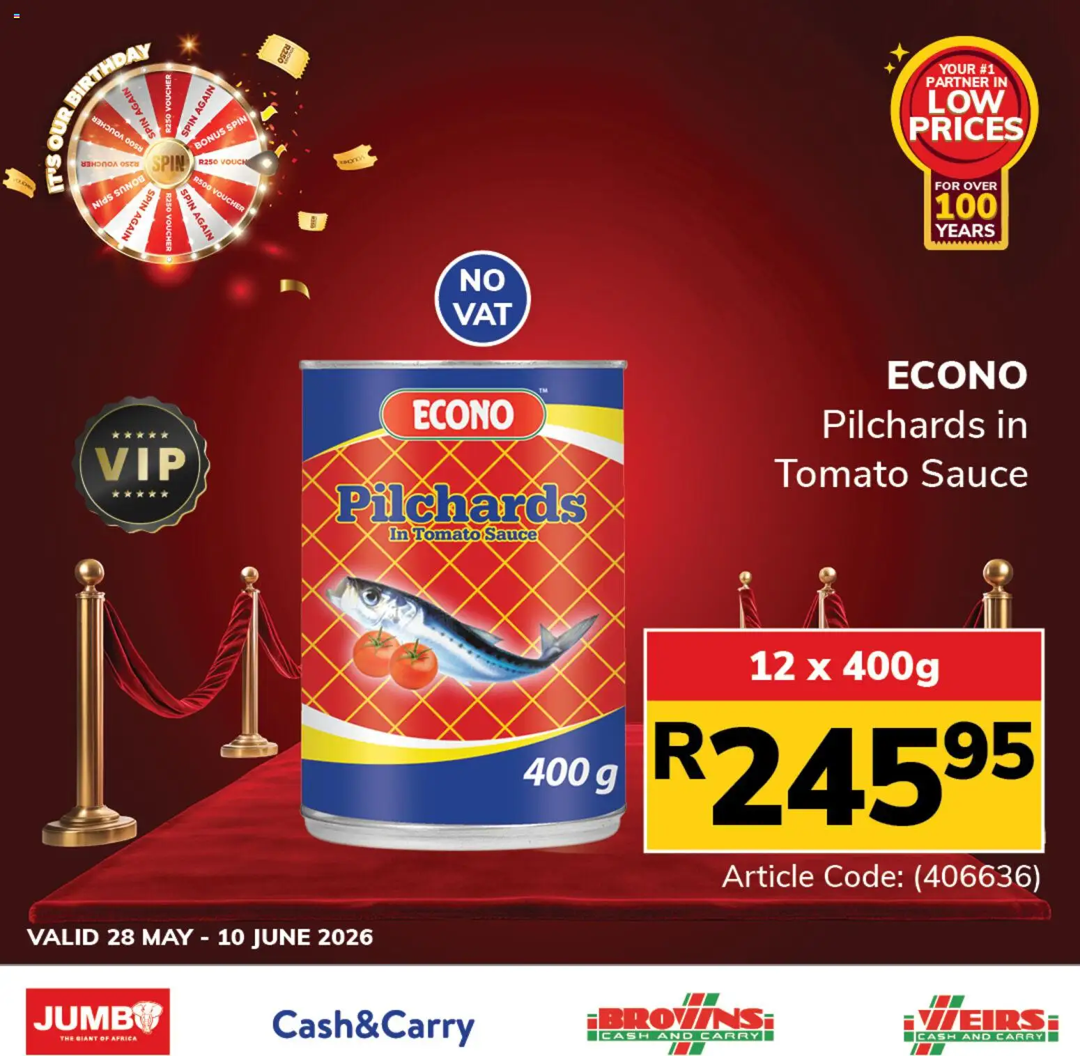 New Jumbo catalogue – valid from 28.05.2026 | Page: 5 | Products: Pilchards, Tomato sauce, Sauce