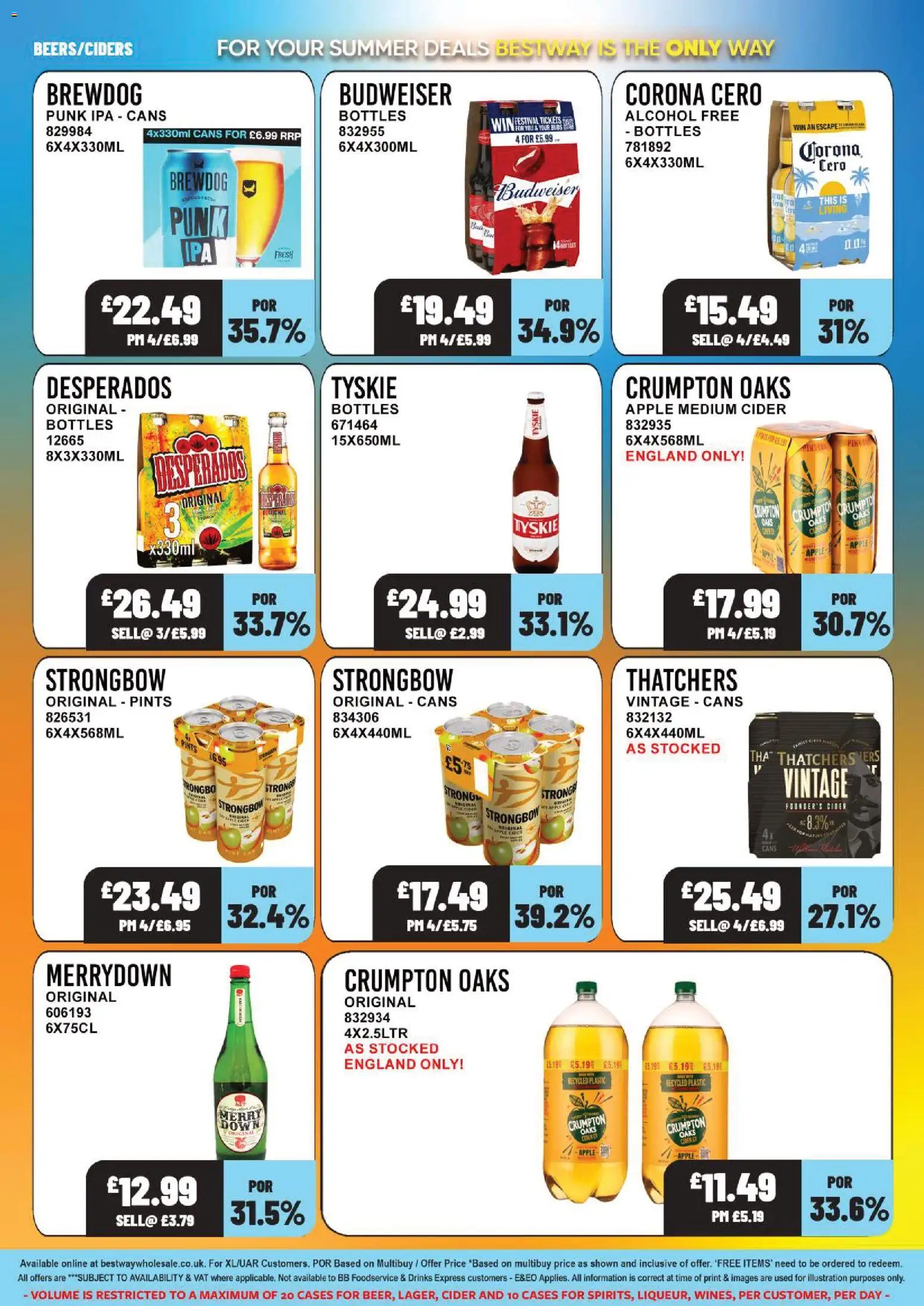 {H1} | Page: 11 | Products: Cider, Drinks, Desperados, Alcohol