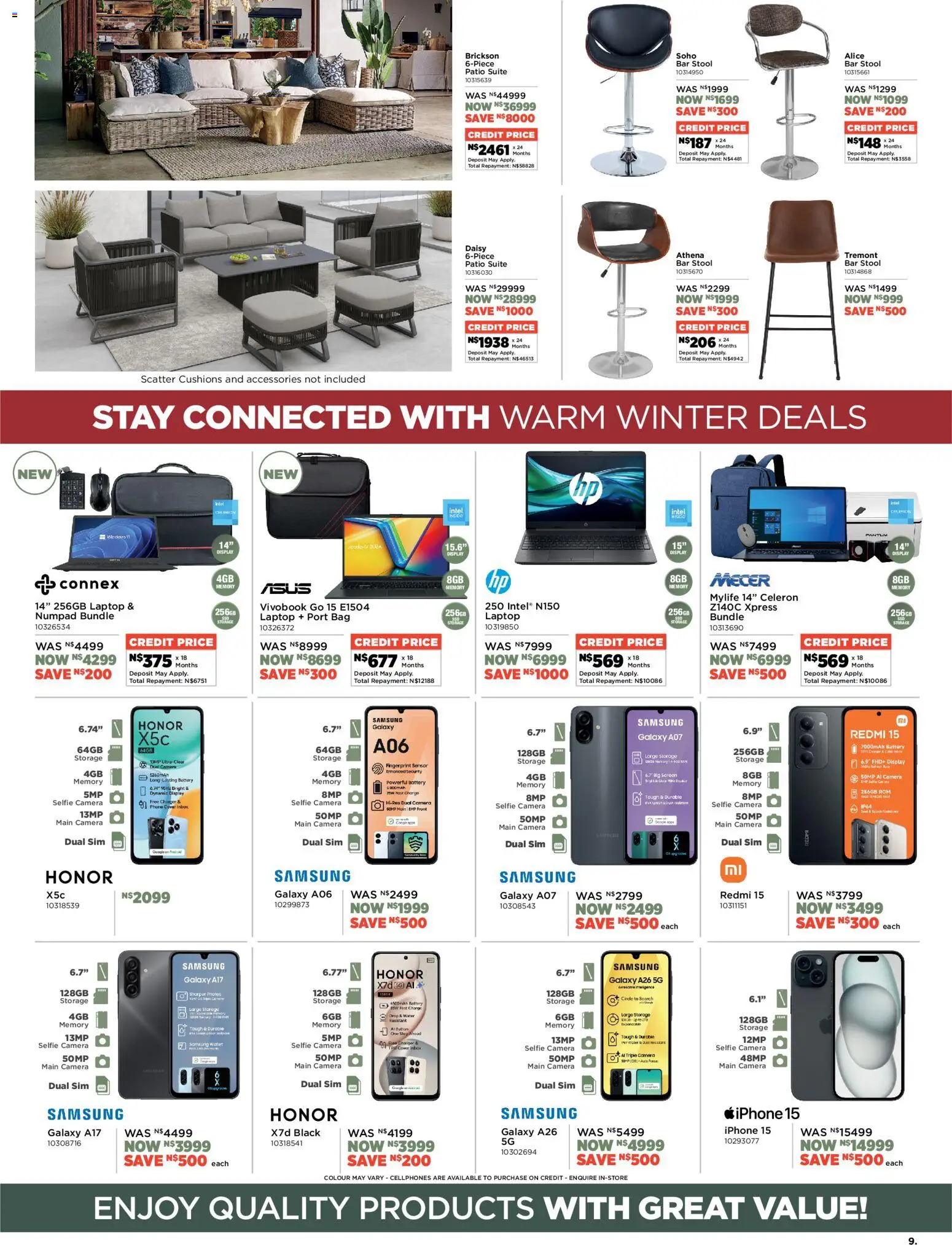New House and Home catalogue – valid from 15.06.2026 | Page: 9 | Products: Cover, Camera, Stool, Bar stool