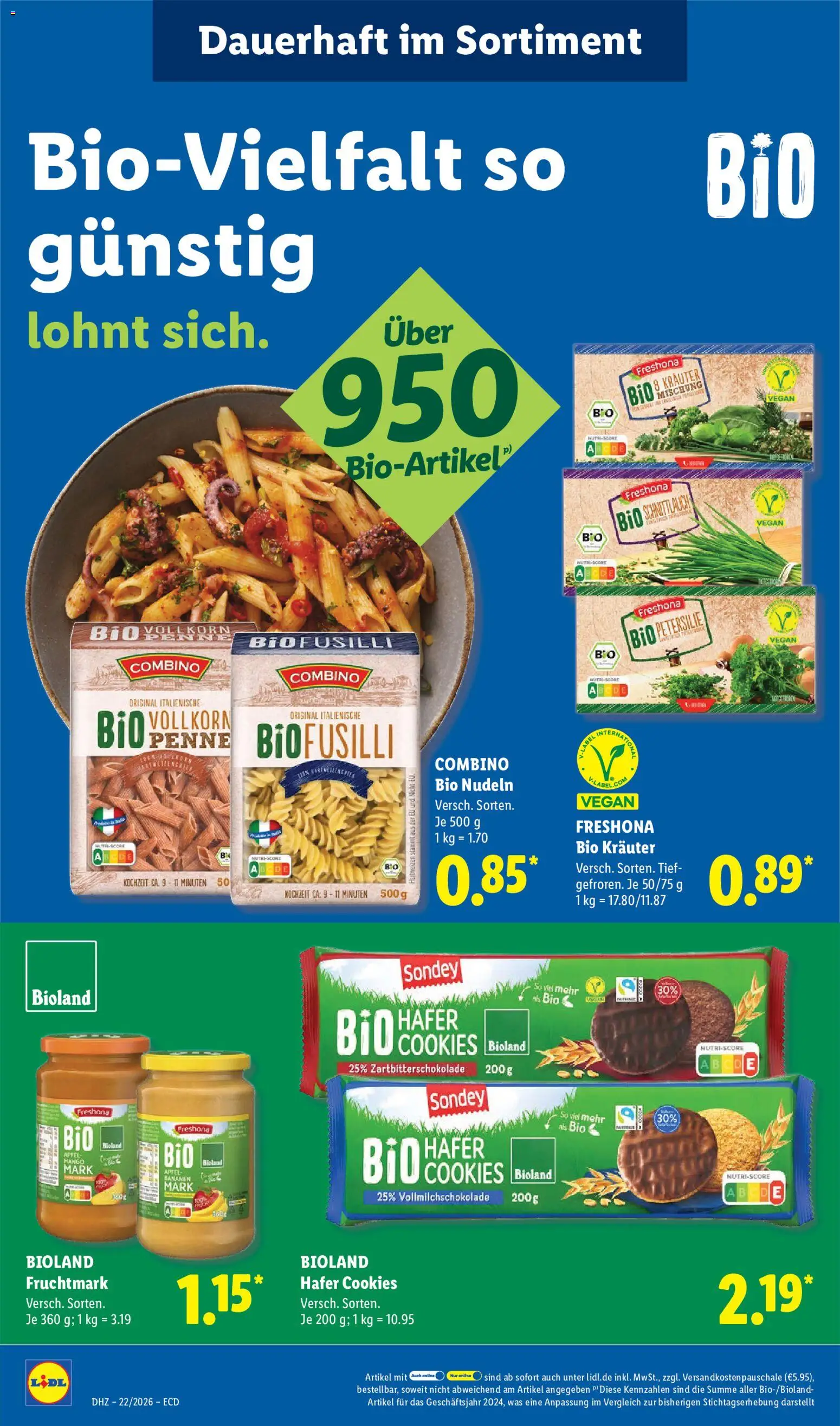 Lidl Prospekt – gültig ab 26.05.2026 | Seite: 20 | Produkte: Äpfel, Bananen, Petersilie, Nudeln