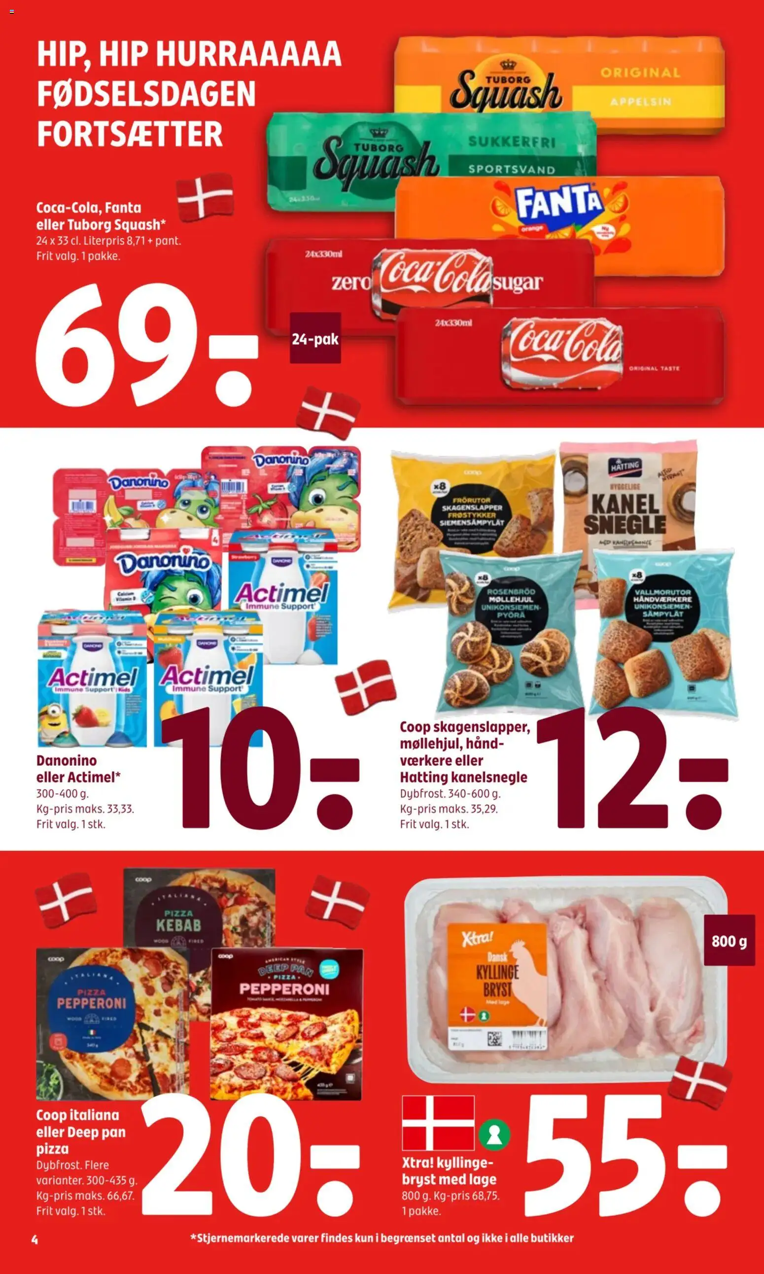 Coop 365 tilbudsavis – gyldig fra 10/09/2026 | Side: 5 | Produkter: Kanelsnegle, Pizza, Kebab, Fanta