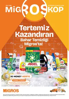 30.04.2026 tarihinden itibaren geçerli olan Migros kataloğu önizlemesi