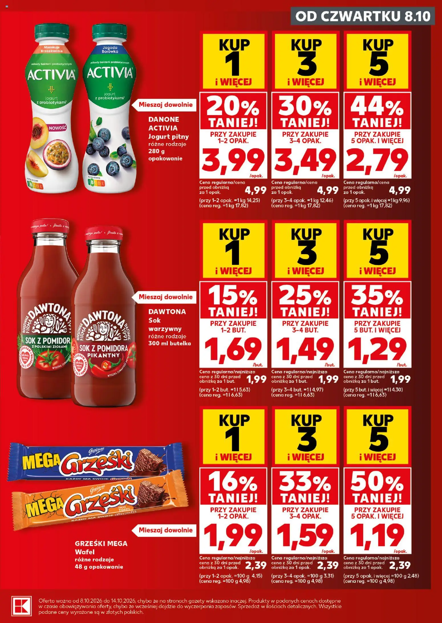 Kaufland Polsko leták - Mocny start od 12.10.2026 | Strana: 9 | Produkty: Jogurt, Marakuja