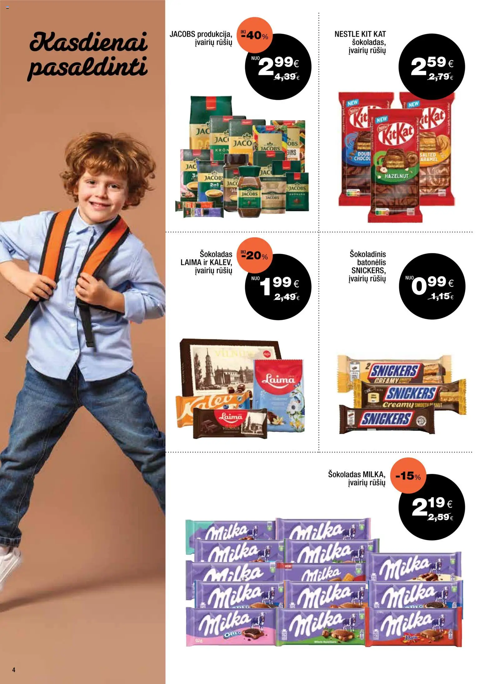 Express market akcijos nuo 2026.08.23 | Puslapis: 4 | Prekių: Šokoladas