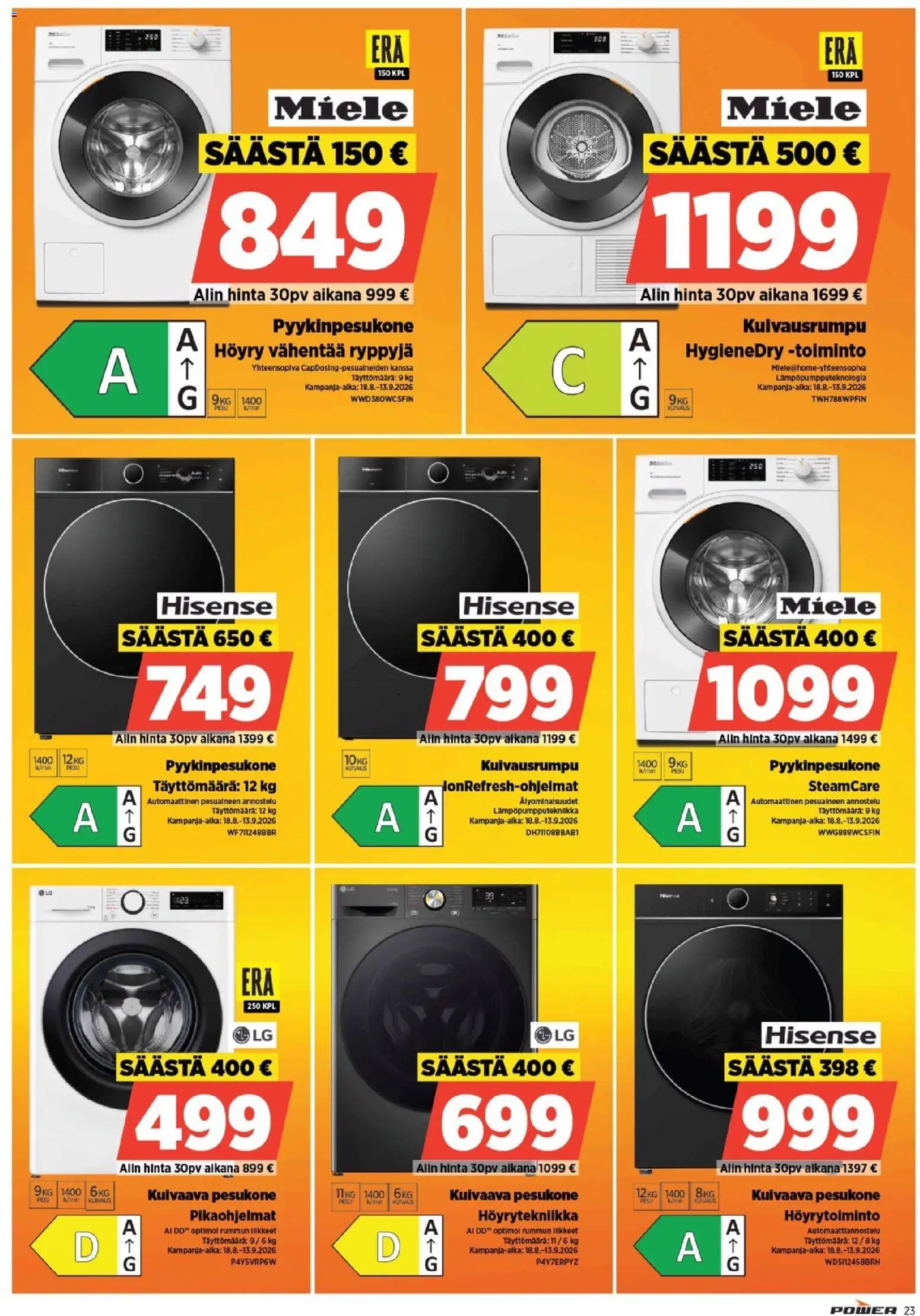 Power tarjoukset – voimassa 24/08/2026 alkaen | Sivu: 23