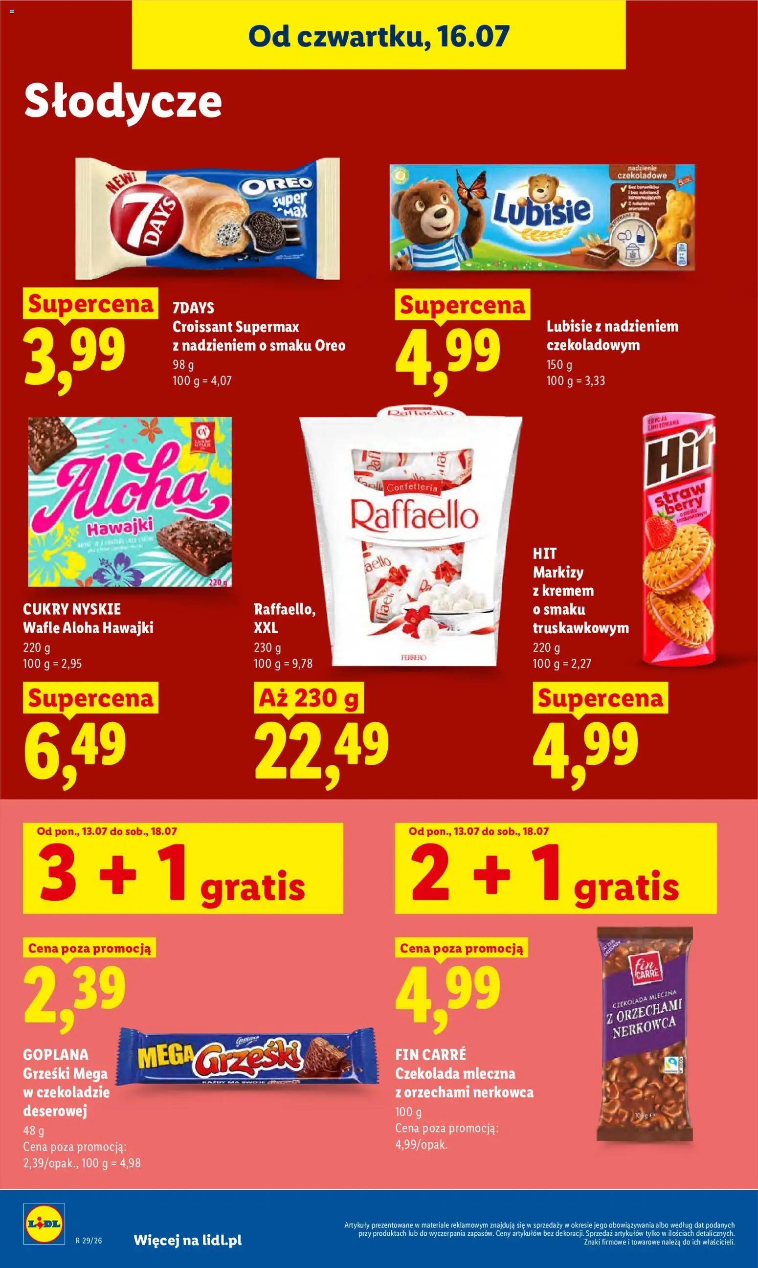 Lidl Polsko leták od 16.07.2026 | Strana: 82 | Produkty: Croissant, Oreo