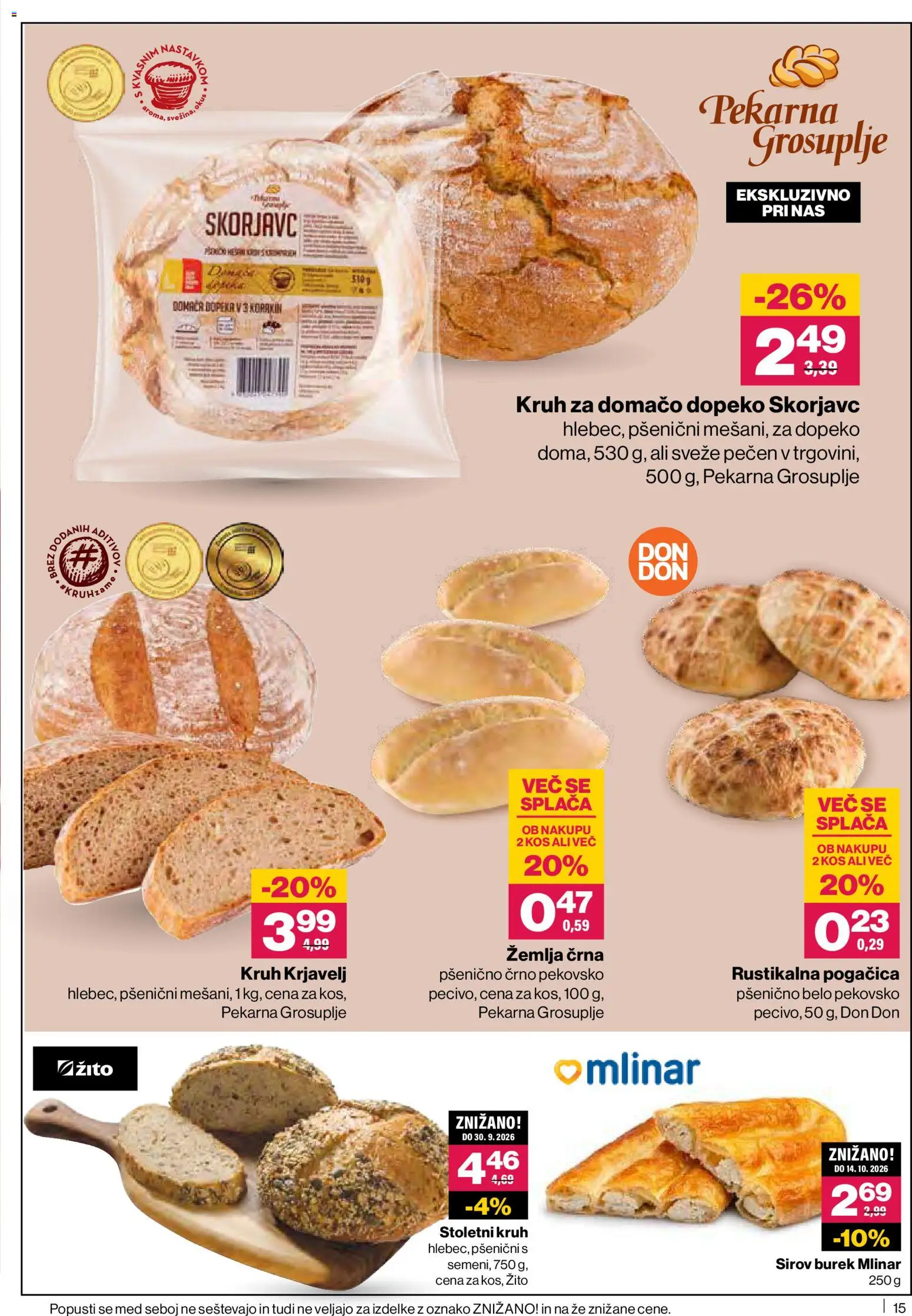 Novi Mercator katalog ponudbe – veljaven od 02.07.2026 | Stran: 15