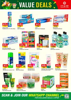 Preview of Westzone Supermarket catalogue valid from 11 Sep, 2026 | Page: 9 | Products: Foam, Soap, Razors, Shaving foam
