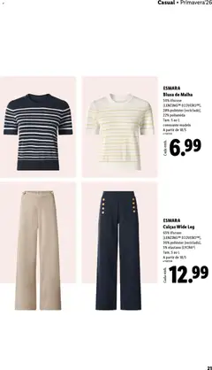 Pré-visualização ESMARA Blusa de Malha, 50% Viscose (LENZING™ ECOVEROTM), 28% poliéster (reciclado), 22% poliamida. Tam. S ao L consoante modelo A partir de 18/5 válido de 20.04.2026 | Página: 21
