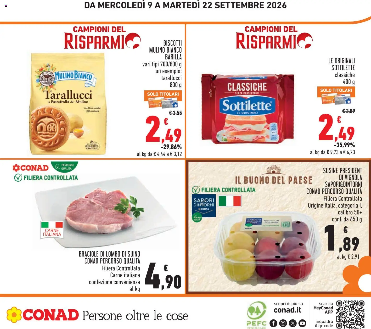 Volantino Conad del 09/09/2026 | Pagina: 28