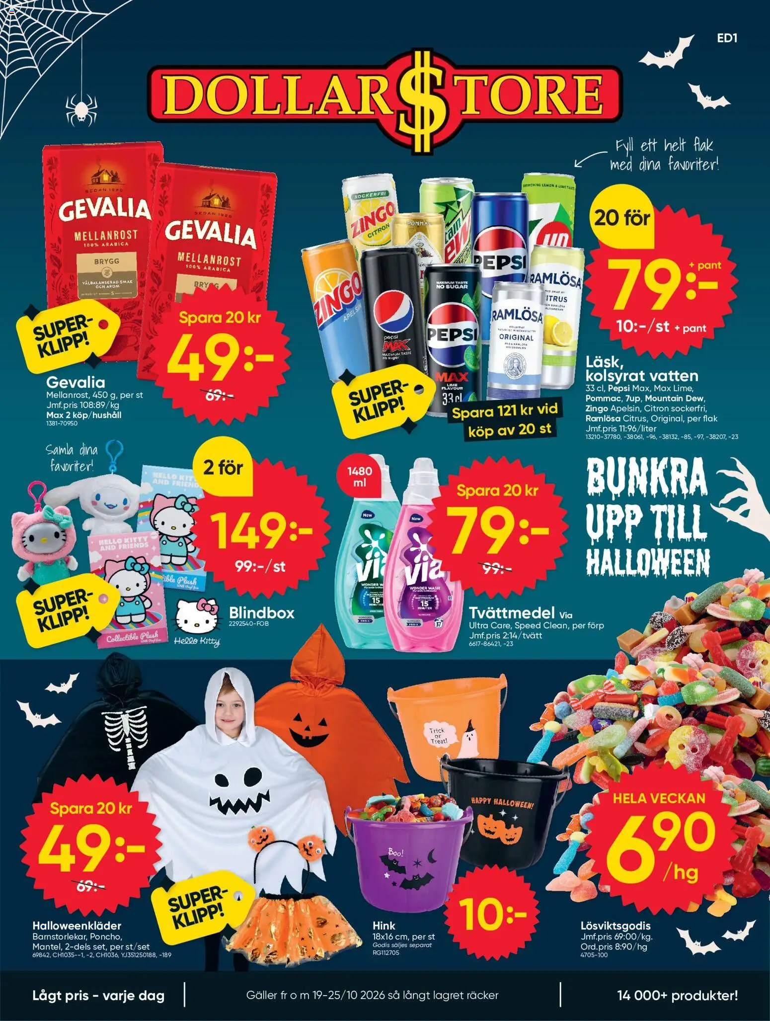 Dollar Store reklamblad aktuell från 19/10/2026 | Sida: 1