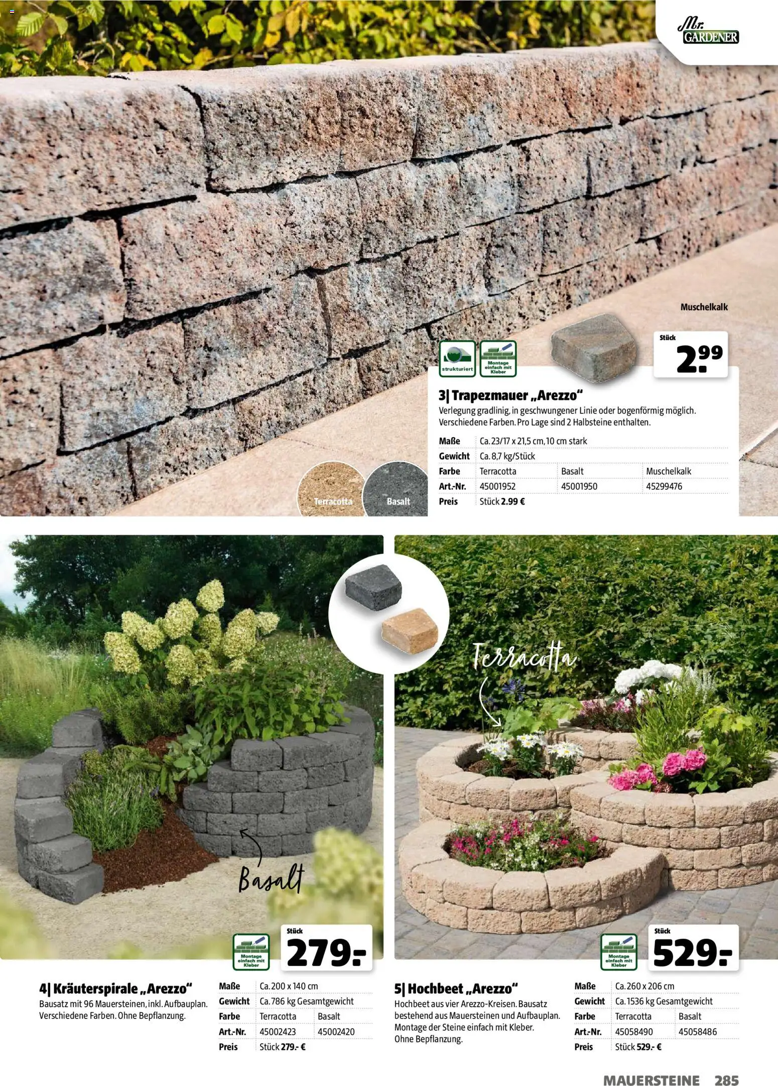 Hagebau Gartenjahr gültig ab 13.03.2026 | Seite: 285 | Produkte: Gewicht