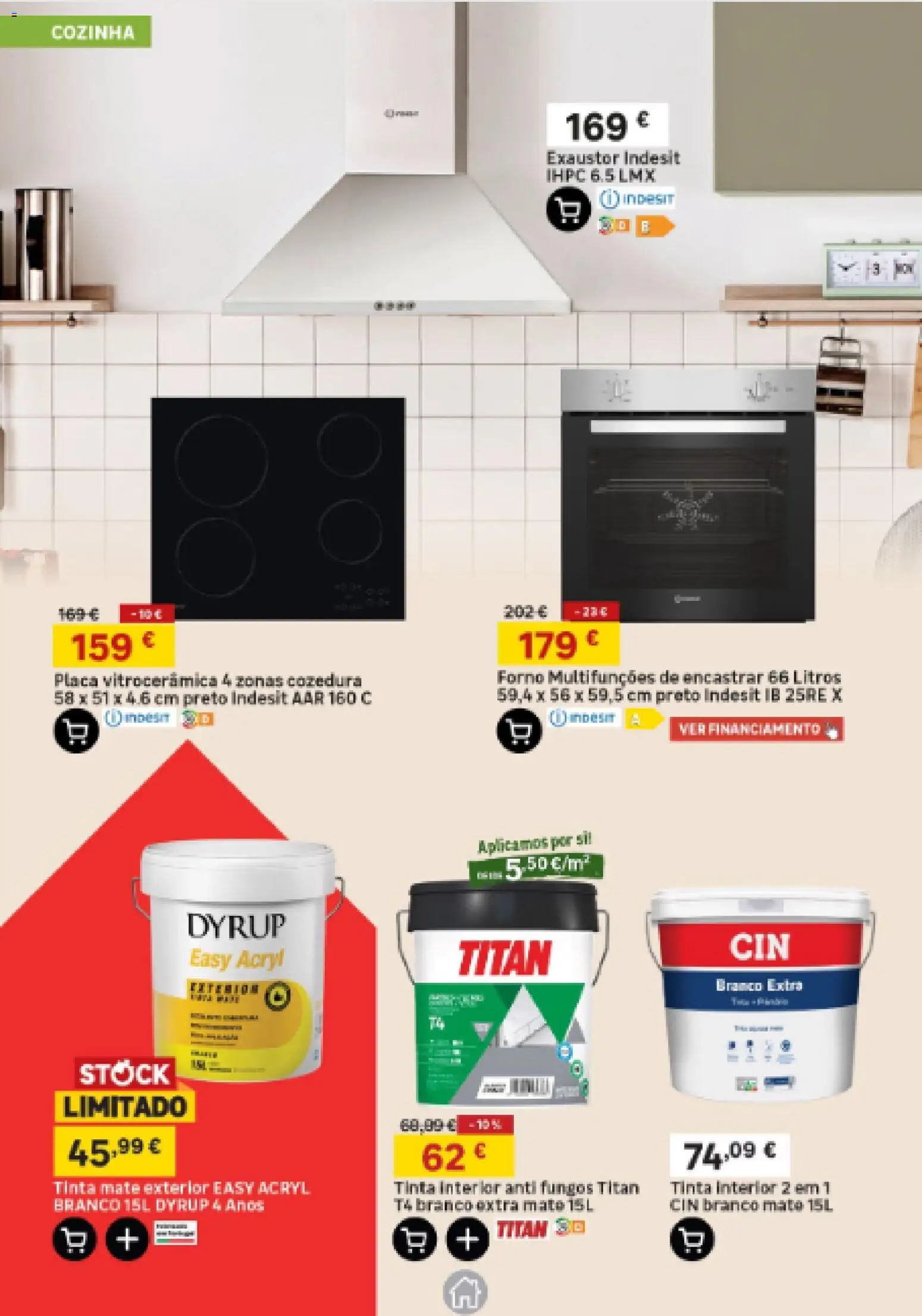 Leroy Merlin Arquipélago dos Açores │ válido de 30.04.2026 | Página: 17 | Produtos: Forno, Exaustor, Tinta