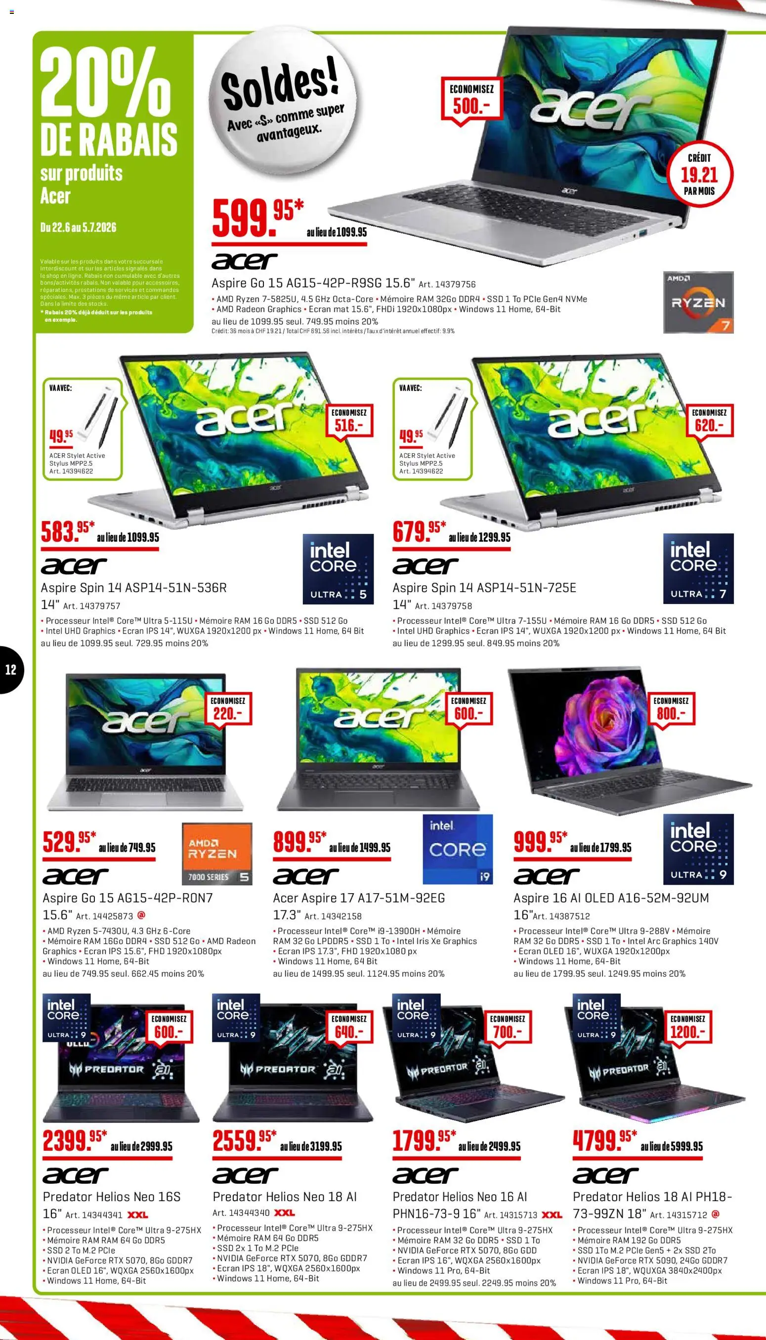 Interdiscount aktionen FR – gültig ab 22.06.2026 | Seite: 12