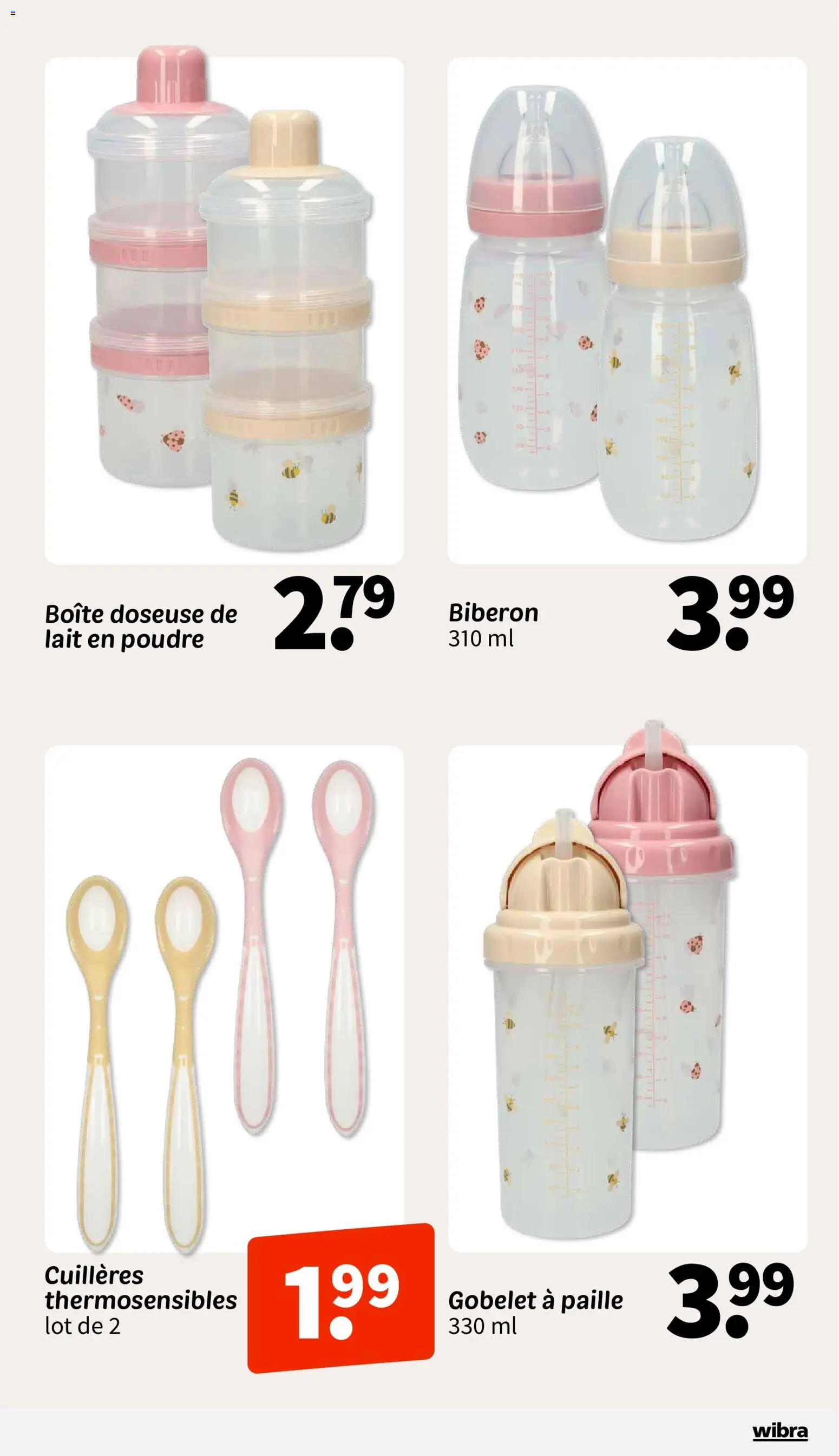 {H1} | Page: 6 | Produits: Biberon, Cuillères, Poudre, Lait