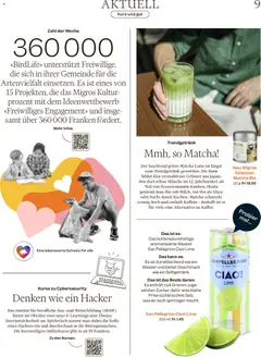 Migros aktionen Magazin ab 07.10.2026 gültig | Seite: 9 | Produkte: Glace, Wasser