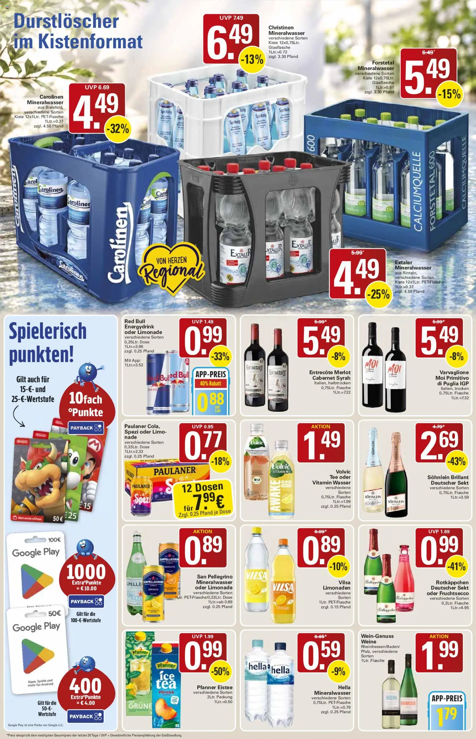 WEZ Prospekt – gültig ab 21.09.2026 | Seite: 12 | Produkte: Merlot, Entrecote, Pfanner eistee, Paulaner