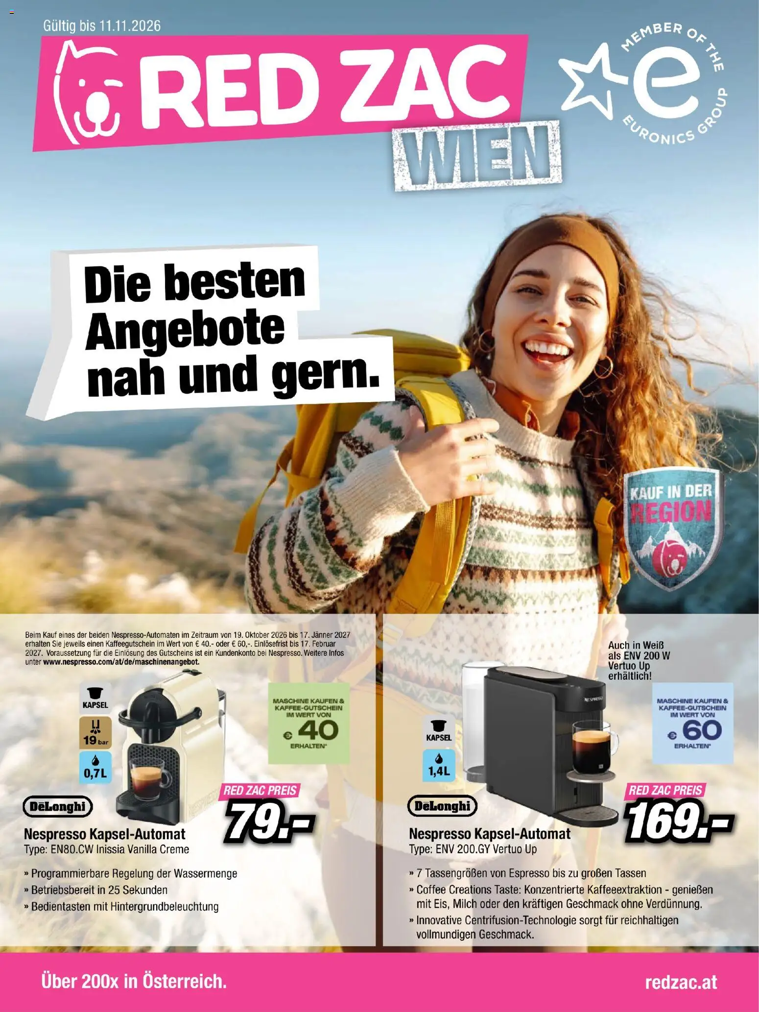 RED ZAC Flugblatt gültig ab 25.10.2026 | Seite: 1 | Produkte: Milch, Creme