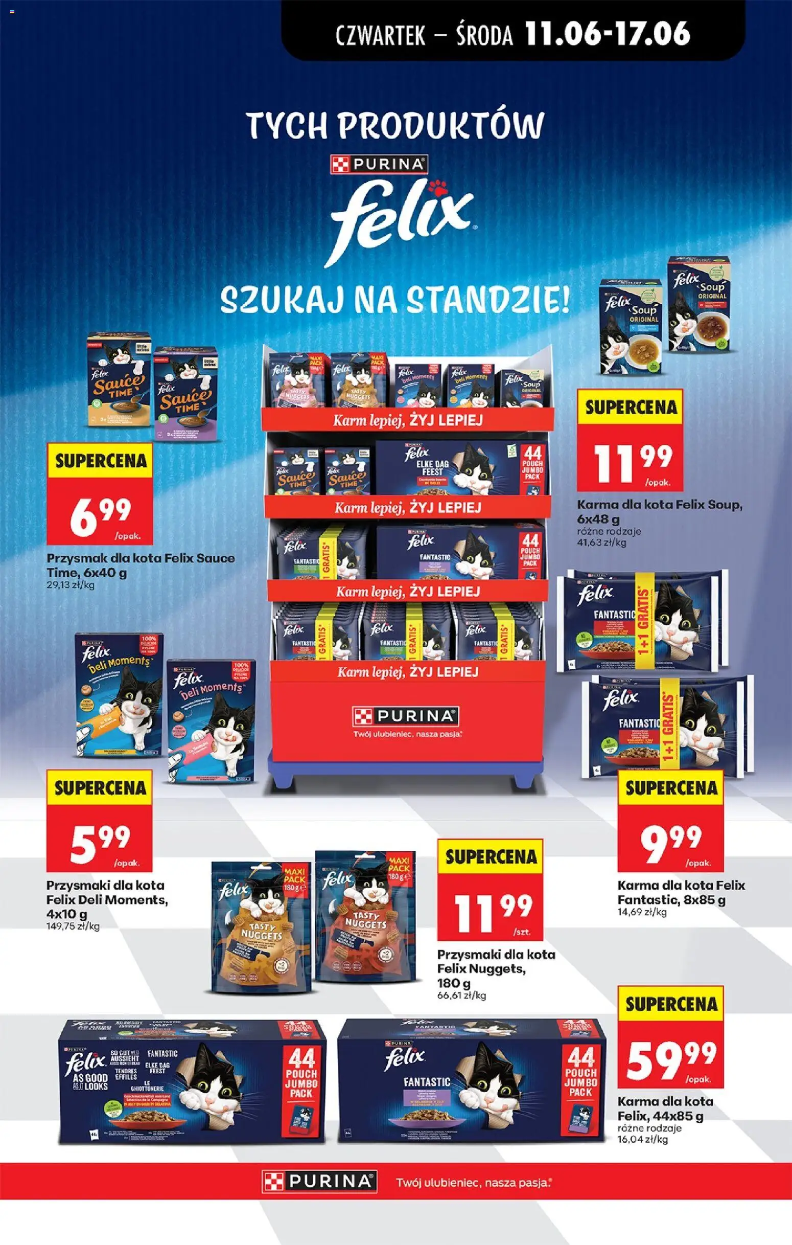 Biedronka gazetka od czwartku od 11.06.2026 | Strona: 69 | Produkty: Przysmaki dla kota, Karma dla kota, Nuggets