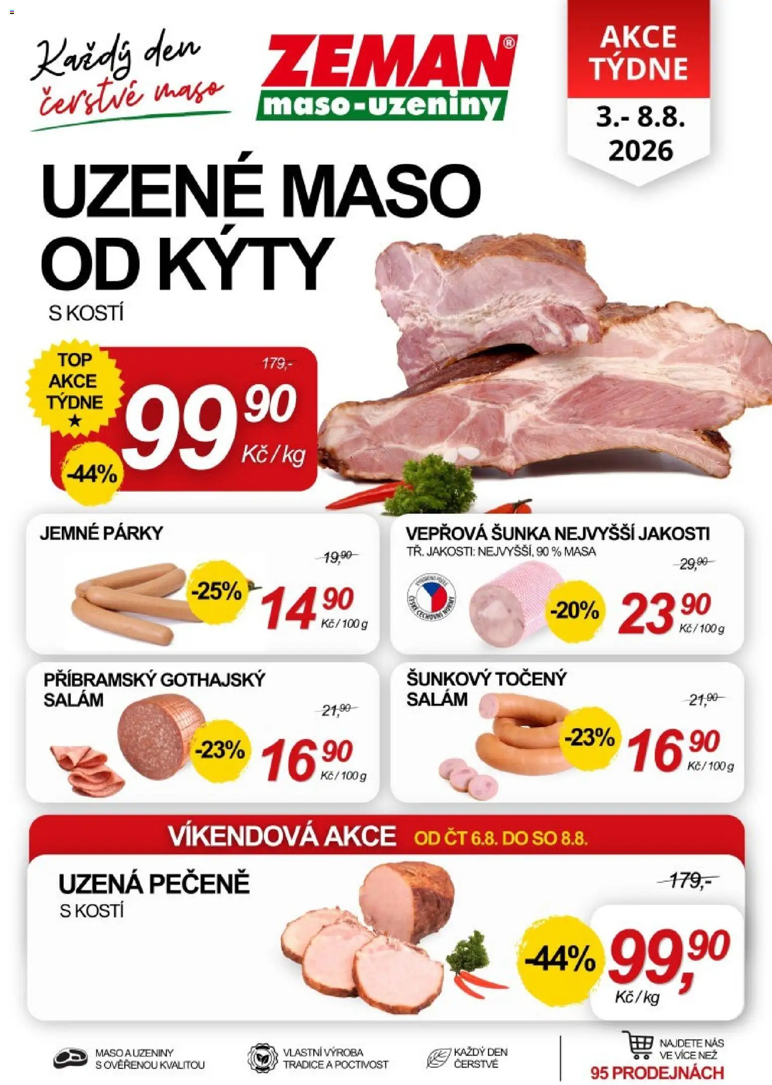 Prodejny Zeman leták od 03.08.2026 | Strana: 1