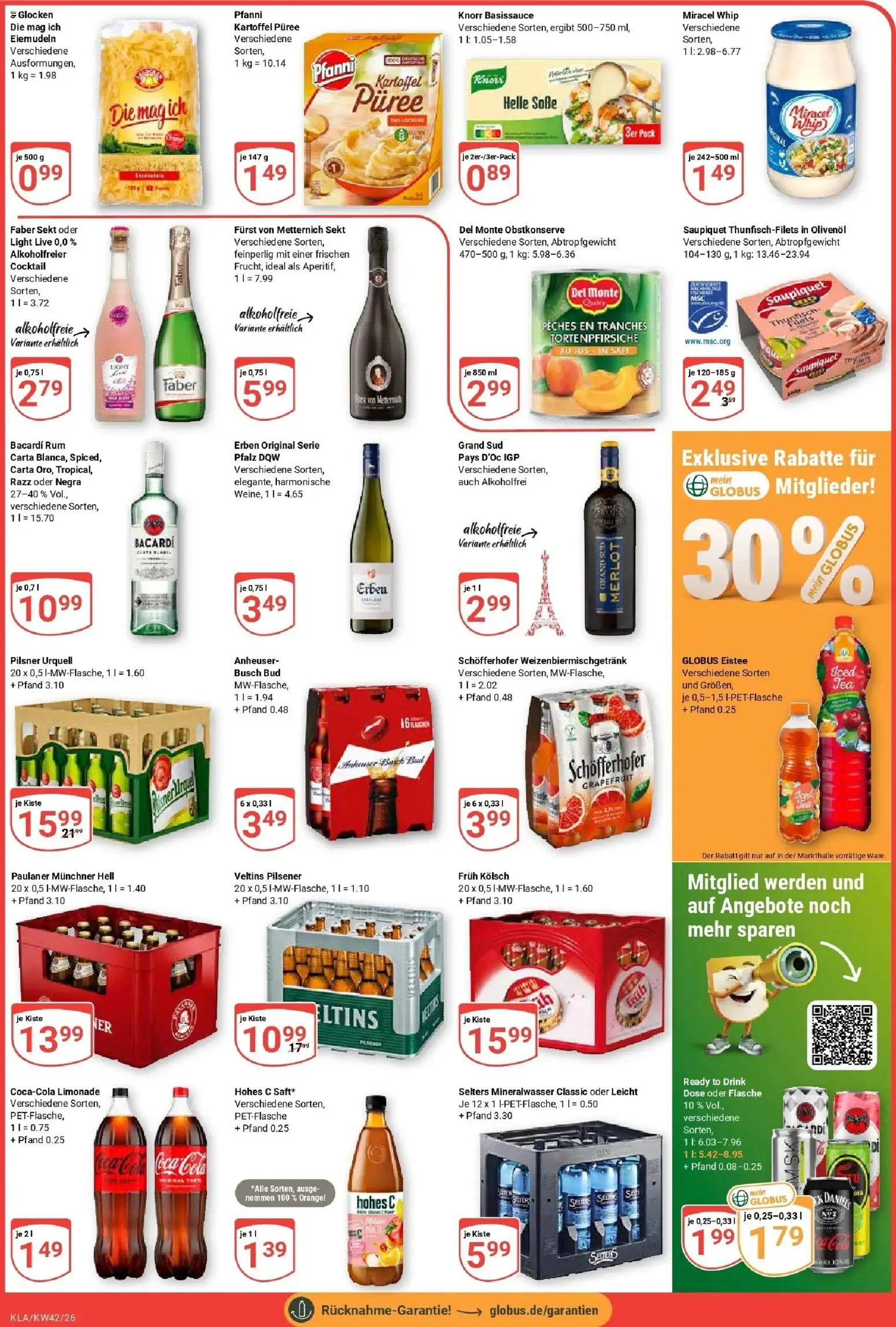 Globus Prospekt Kaiserslautern (ab 12.10.2026) » Angebote online | Seite: 4 | Produkte: Bacardi, Rum, Olivenol, Grapefruit