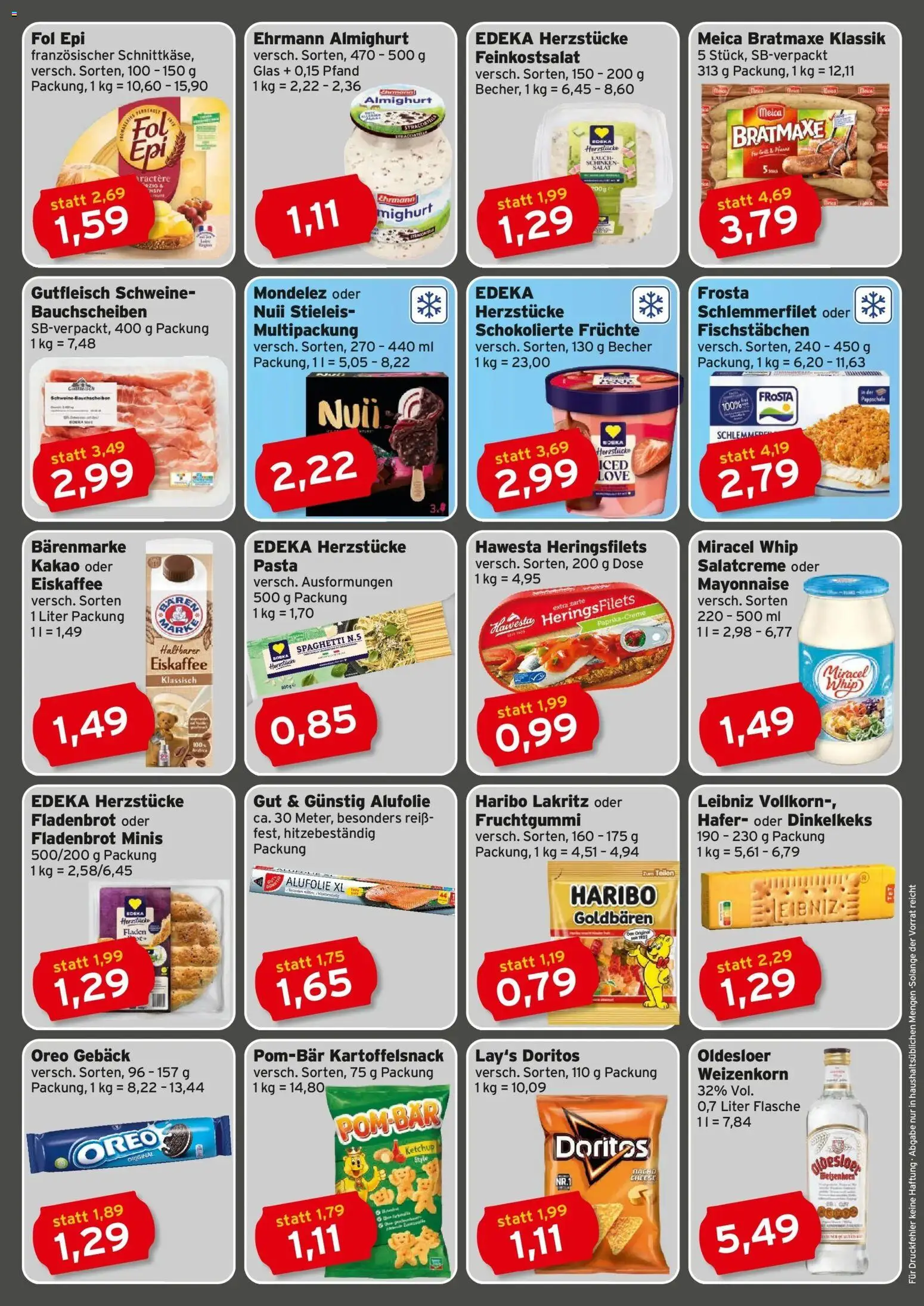 Edeka - EDEKA: Wochenangebote – gültig ab 28.06.2026 | Seite: 2 | Produkte: Oldesloer, Meica, Frosta, Schinken