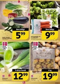 Løvbjerg - Tilbudsavis uge 41 gyldig fra 02/10/2026 | Side: 15 | Produkter: Gulerødder, Kartofler, Porrer, Rosenkål