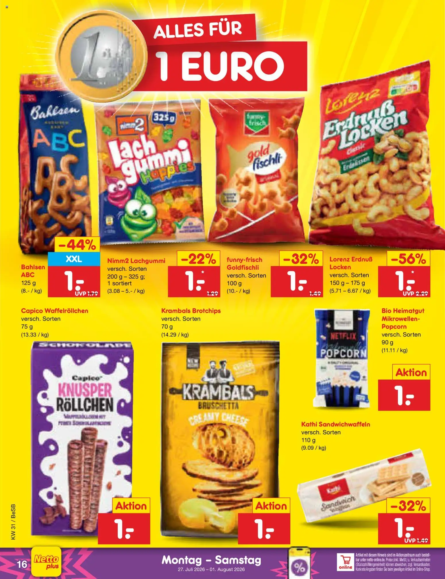Netto Marken-Discount Prospekt – gültig ab 27.07.2026 | Seite: 26