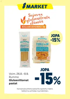 S-market-mainoslehti voimassa 26/08/2026 alkaen