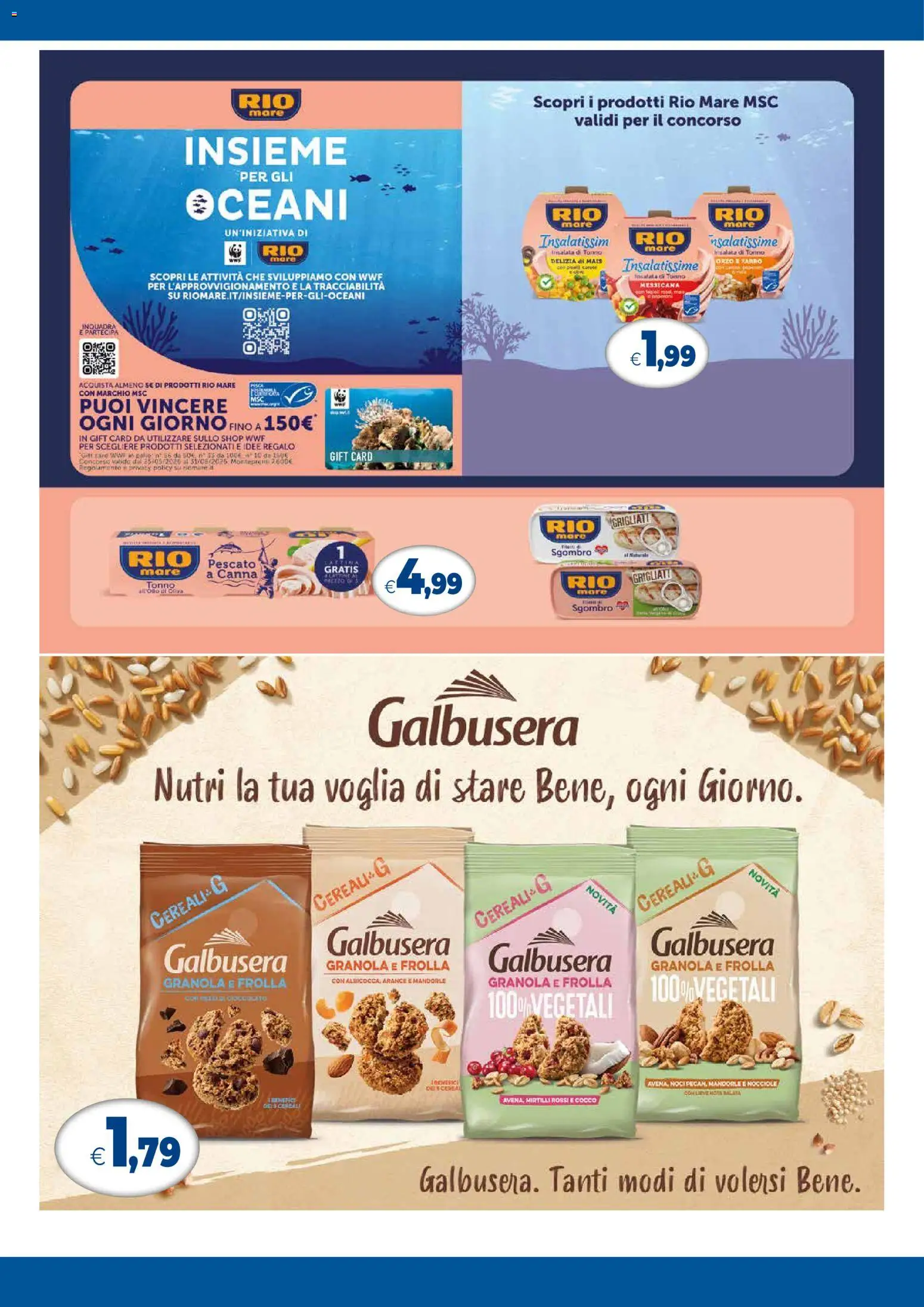 Volantino Galassia del 23/07/2026 | Pagina: 3 | Prodotti: Arance, Nocciole, Mais, Sgombro