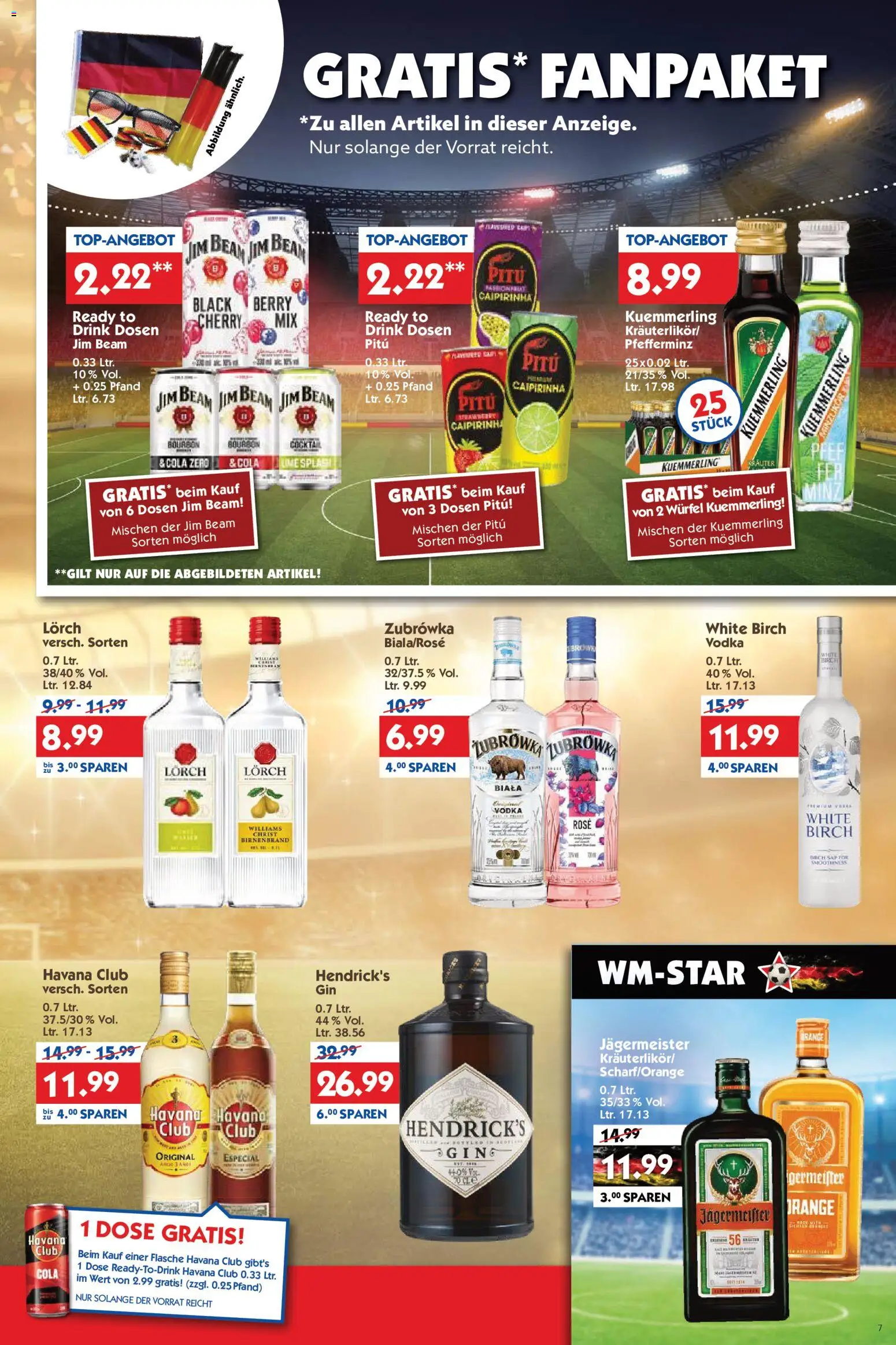 HOL’AB! Prospekt – gültig ab 08.06.2026 | Seite: 7 | Produkte: Havana club, Jim beam, Kuemmerling, Bourbon