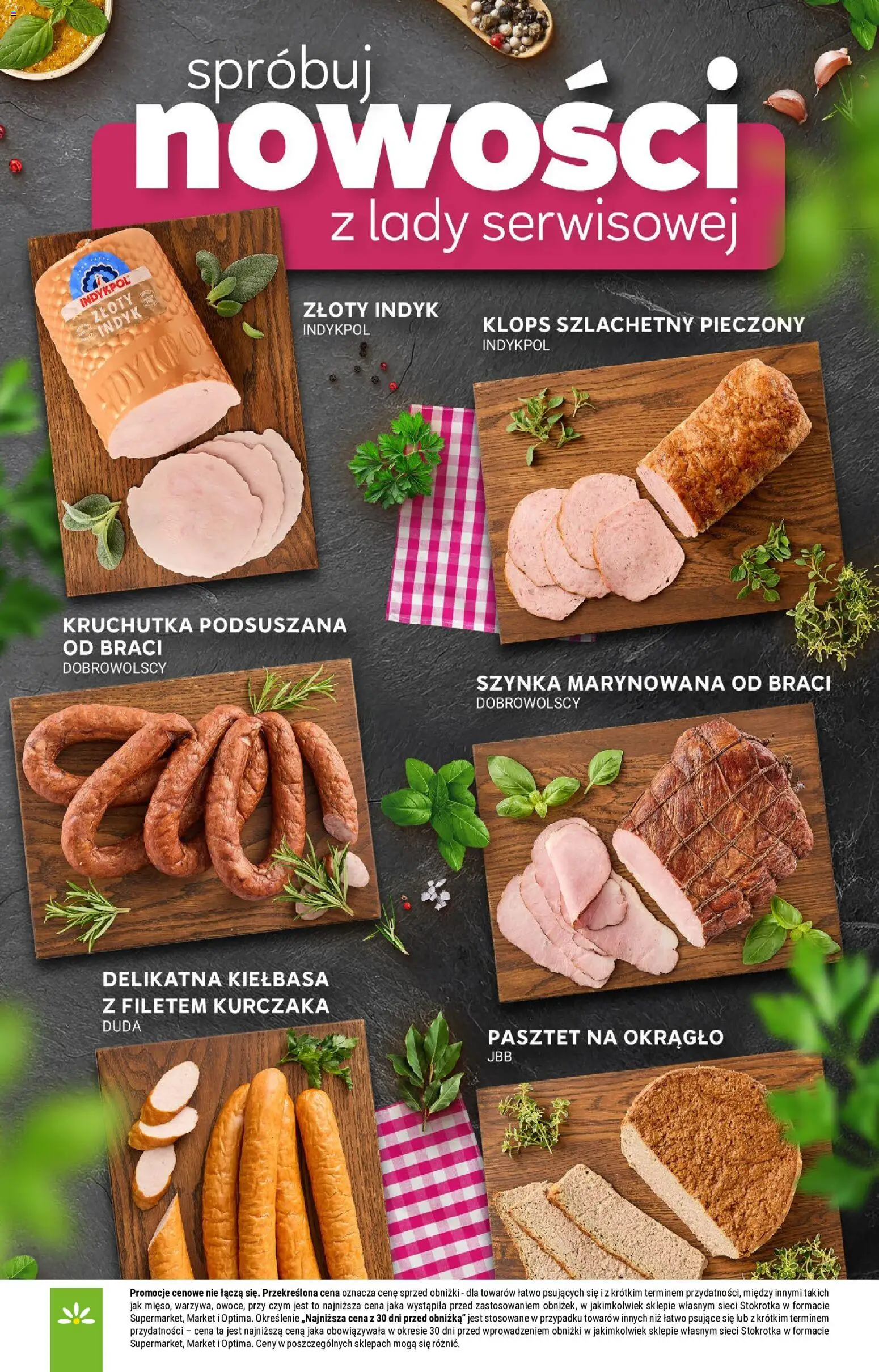 Stokrotka gazetka - Market od 08.10.2026 | Strona: 8 | Produkty: Kiełbasa, Indyk, Stokrotka, Pasztet