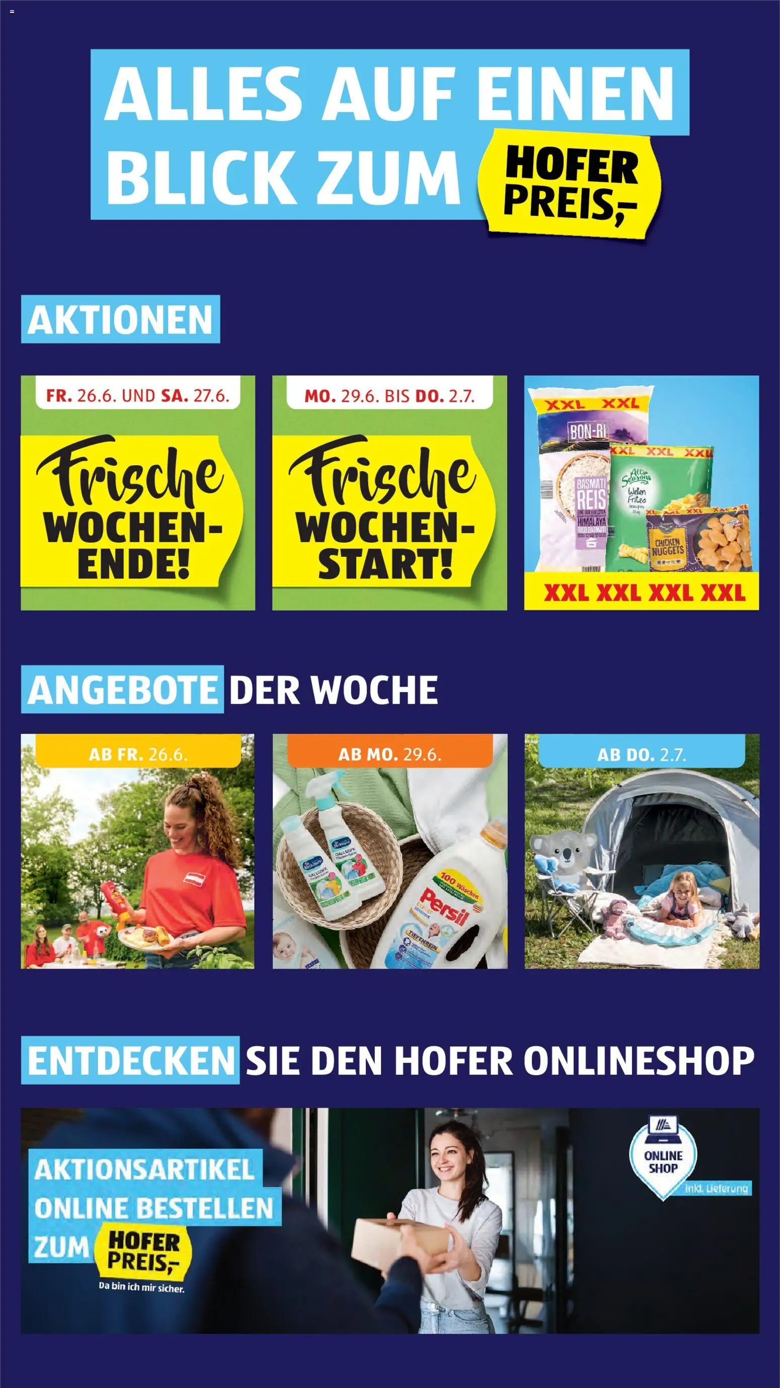 Hofer Flugblatt gültig ab 26.06.2026 | Seite: 2 | Produkte: Reis