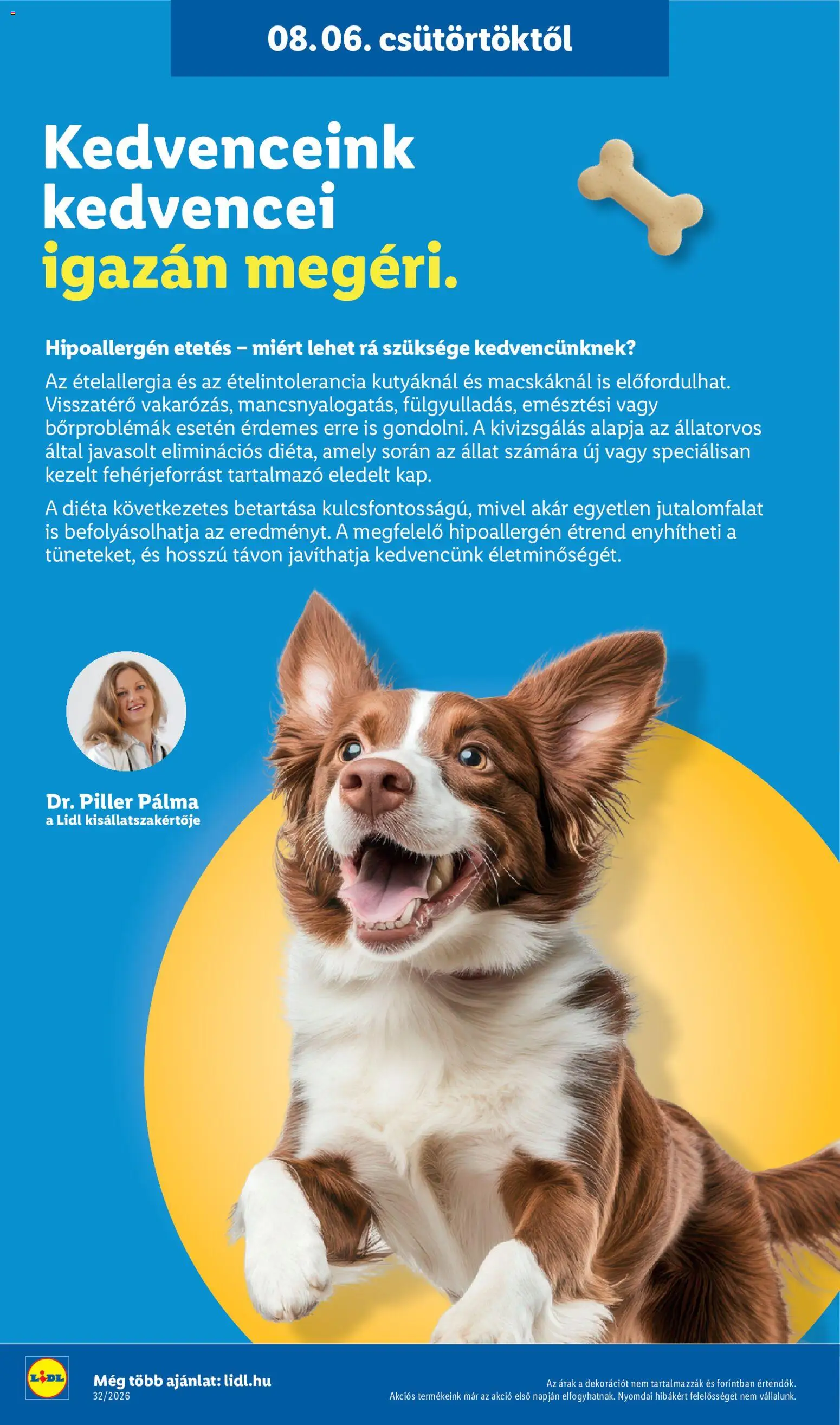 Lidl akciós ujság - amely érvényes a következő dátumtól: 2026.08.06. | Oldal: 42 | Termékek: Jutalomfalat, Protein