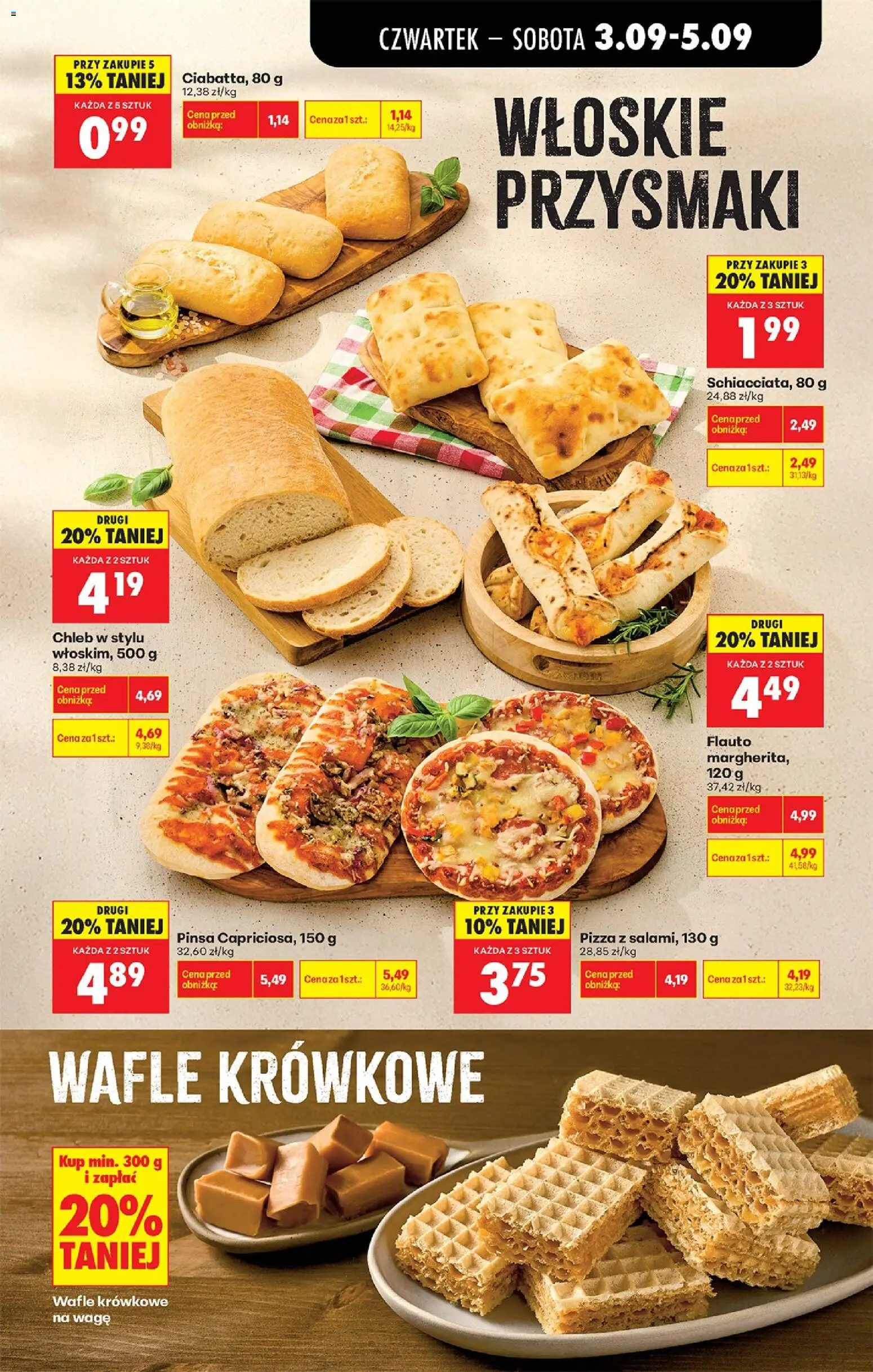 Biedronka Polsko leták - Codziennie niskie ceny od 03.09.2026 | Strana: 41 | Produkty: Chléb, Pizza, Pinsa