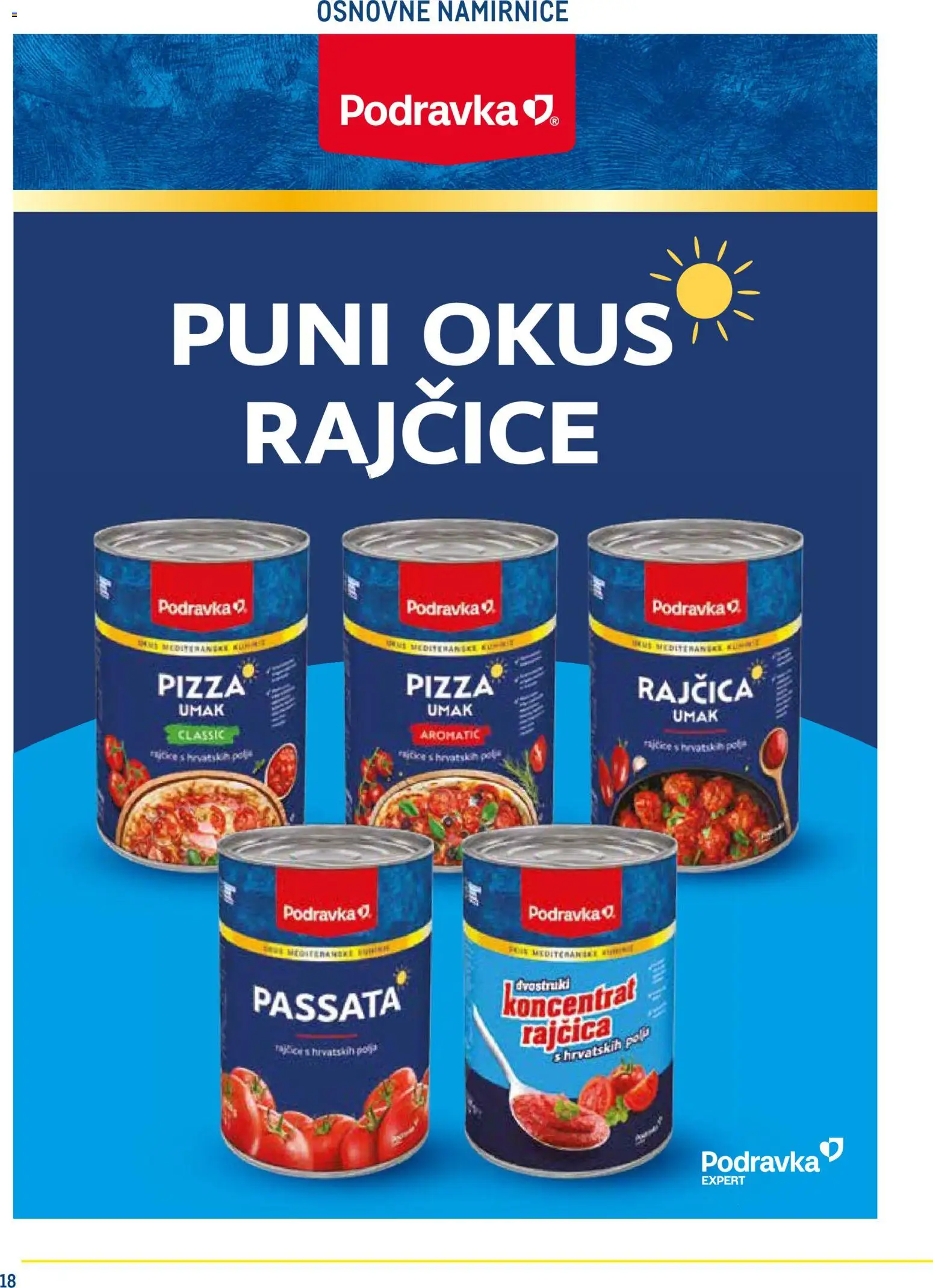 Metro katalog | vrijedi od 03.06.2026 | Stranica: 18 | Proizvodi: Podravka, Rajčice, Umak, Rajčica