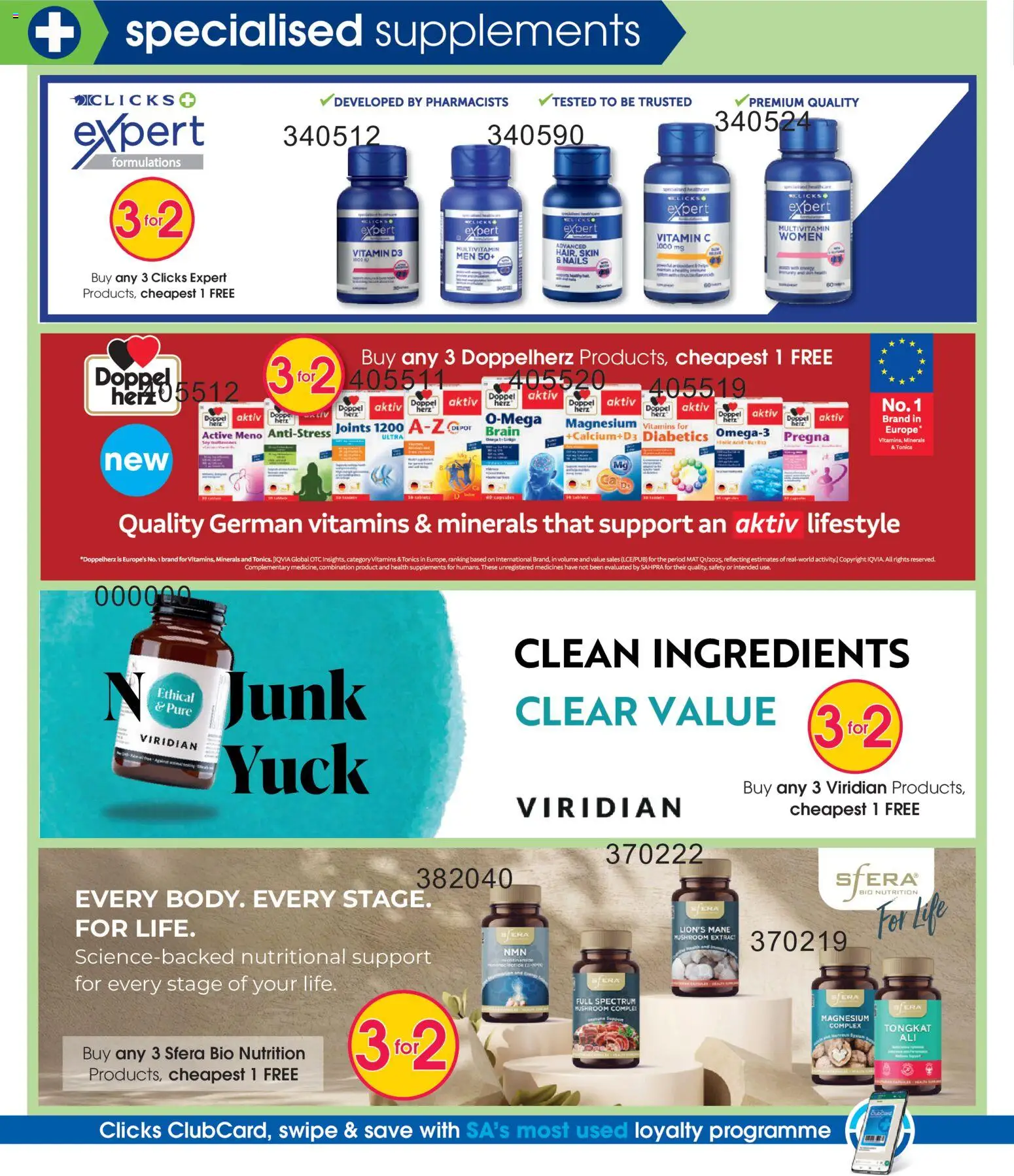 New Clicks catalogue – valid from 23/06/2026 | Page: 18 | Products: Vitamins, Supplements
